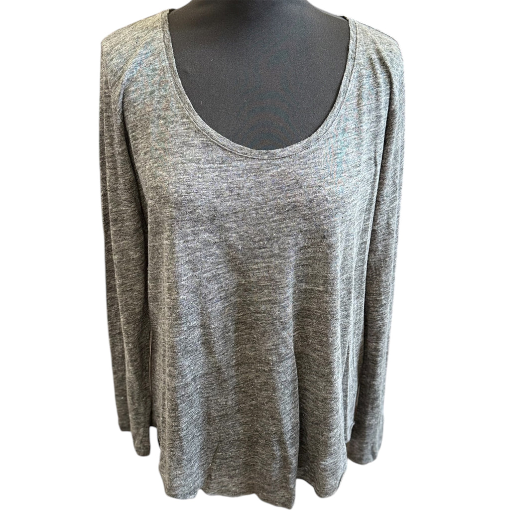 H&M long sleeve grey top