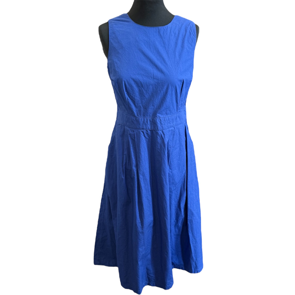 Warehouse bow back midi dress with pockets