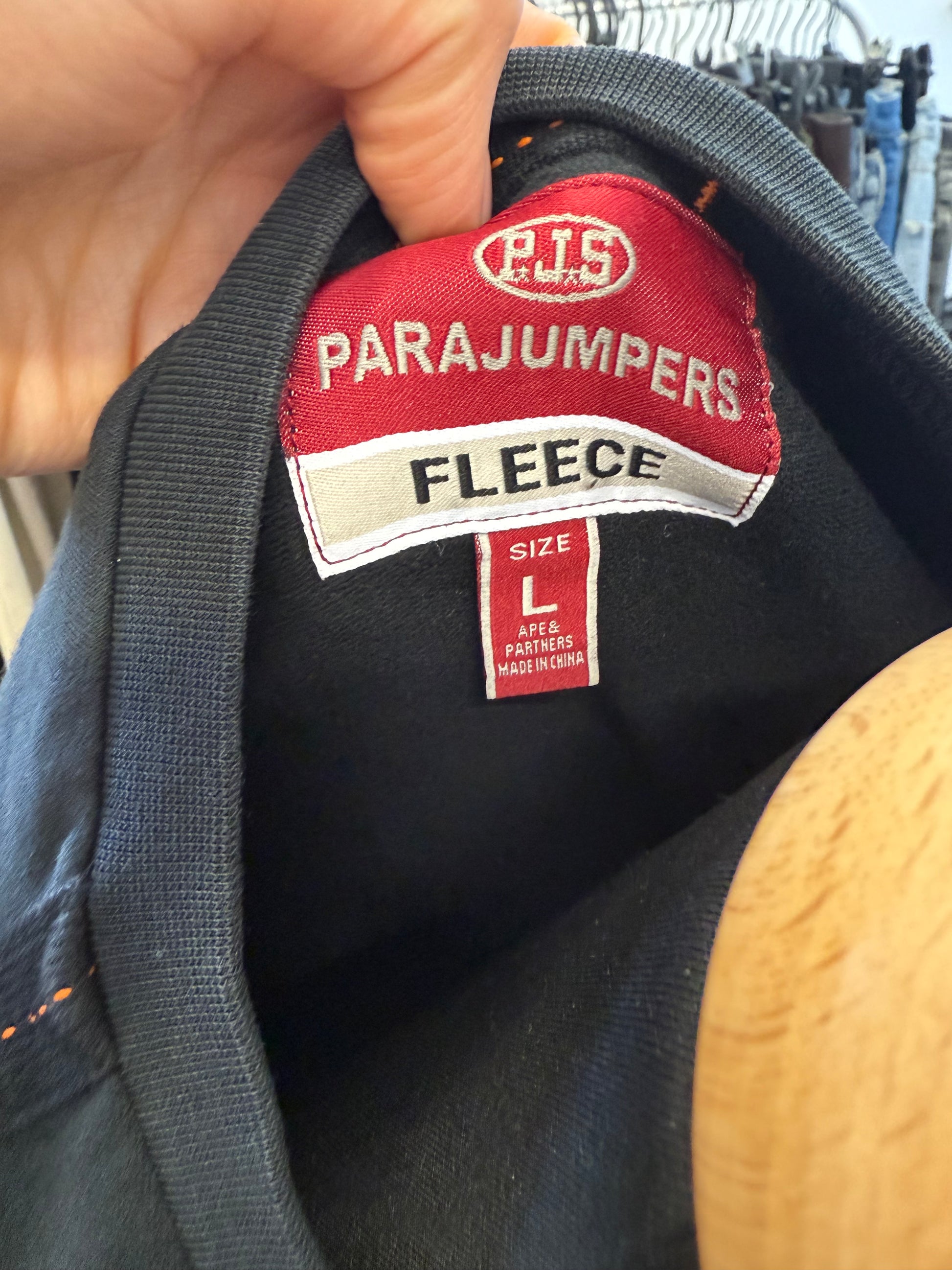 Parajumpers fleece logo jumper