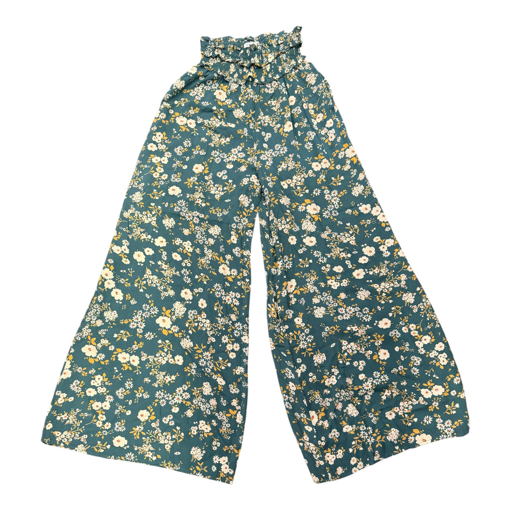 Patrons of Peace floral wide leg high waist trousers