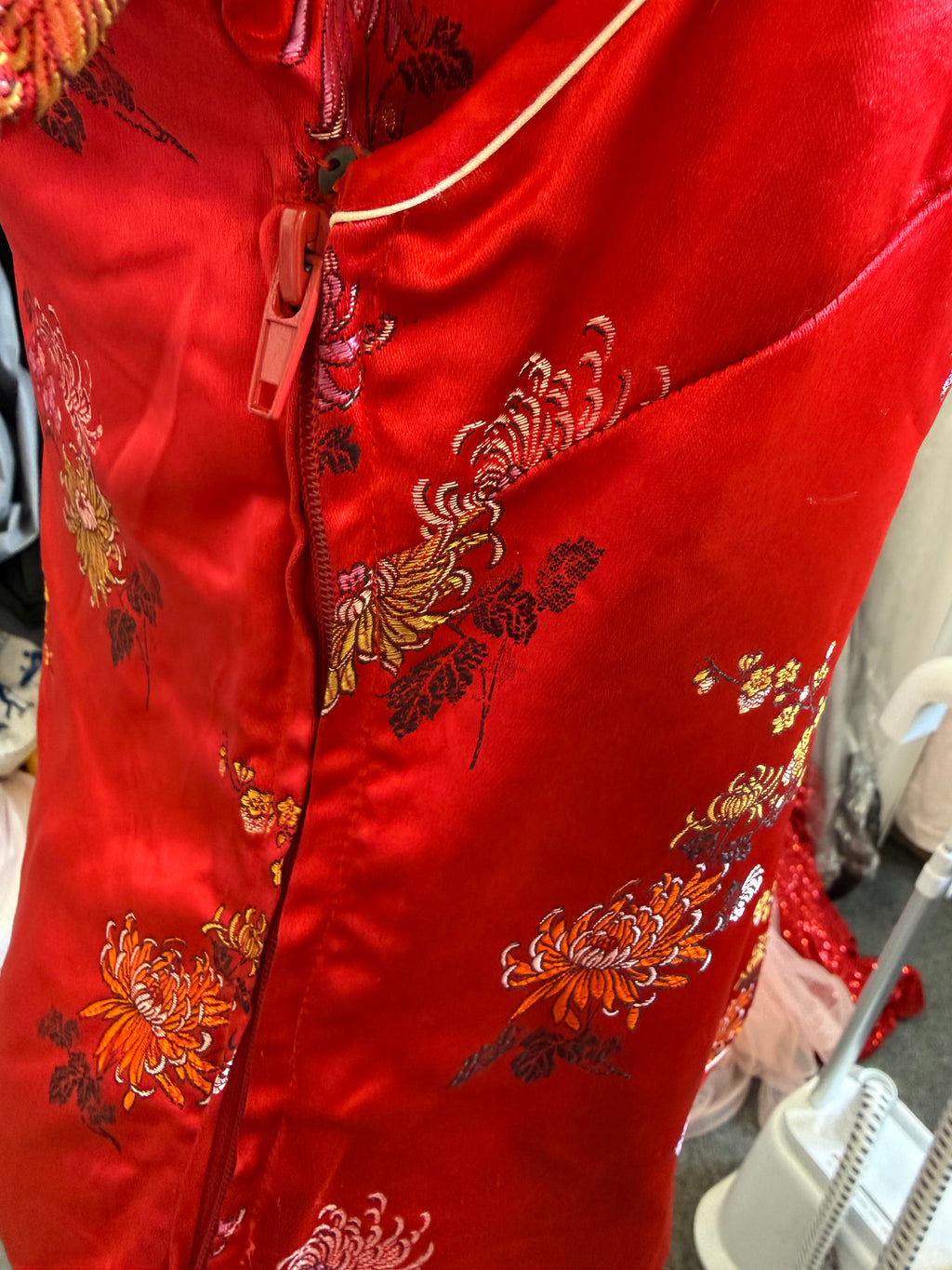 Vintage Chinese high neck top