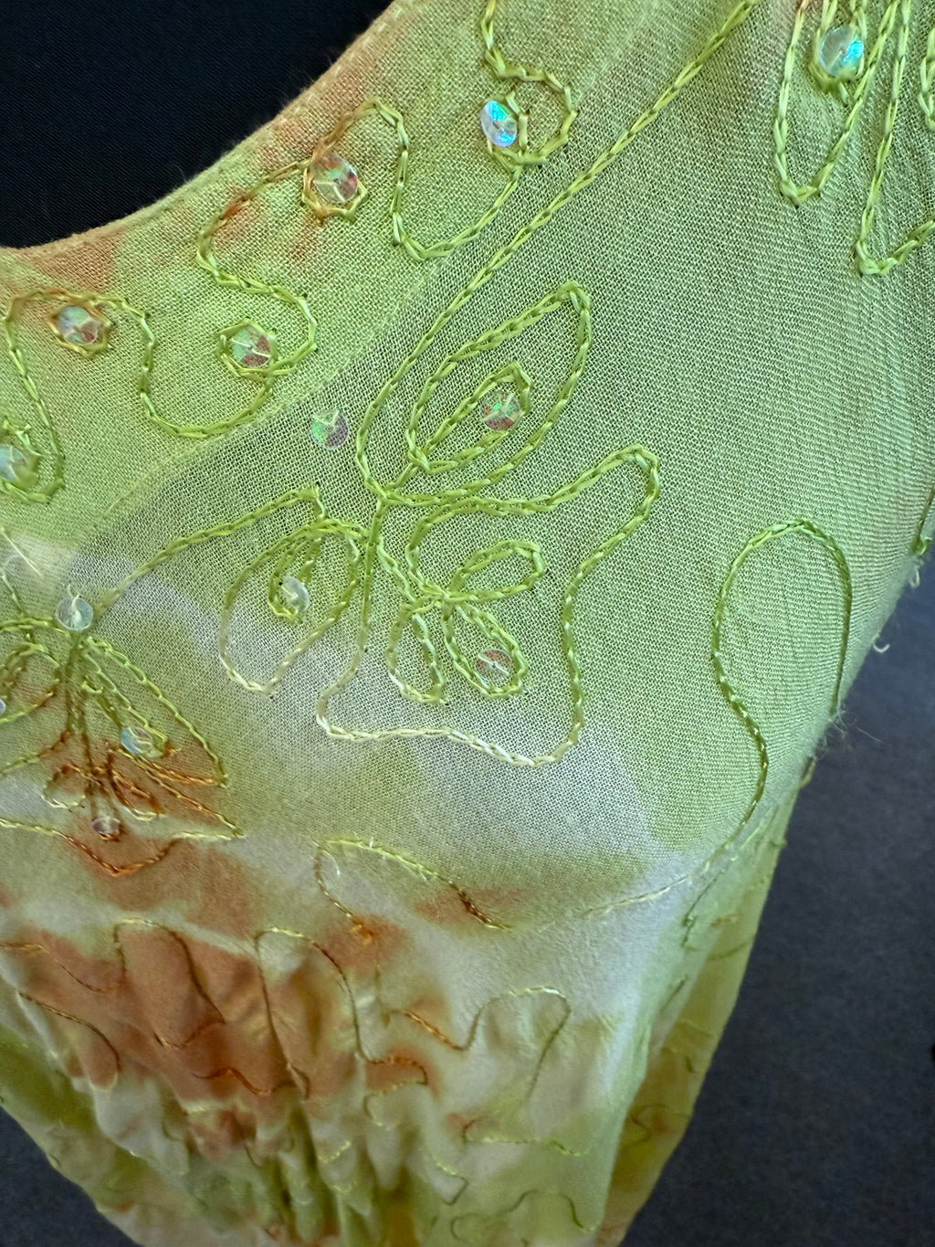 Tie die beach over up