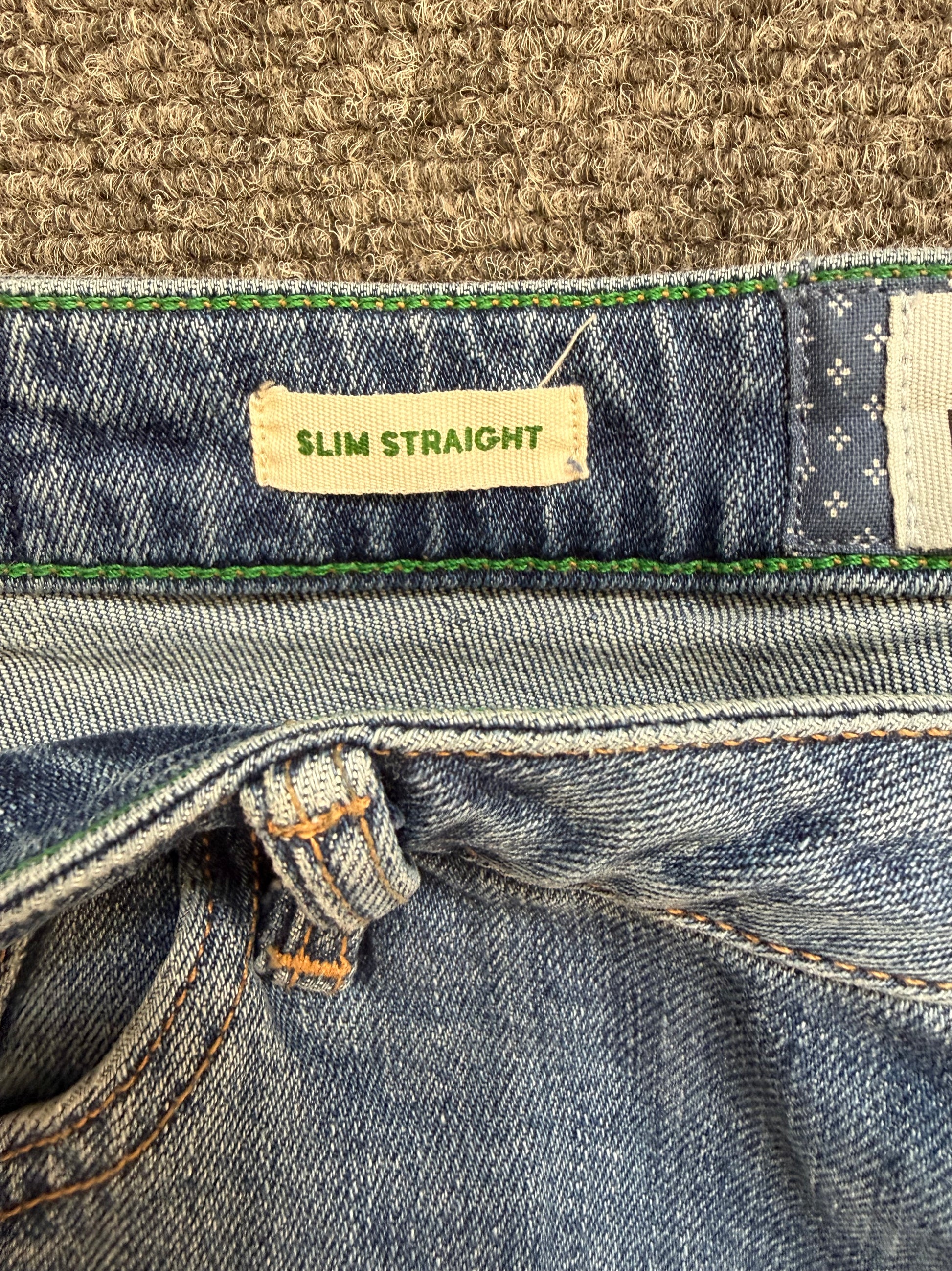 River Island slim straight crop jeans