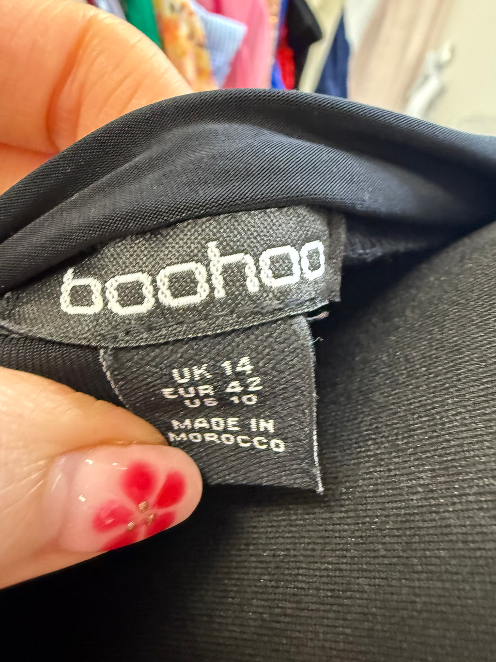 Boohoo collared rusche midi dress