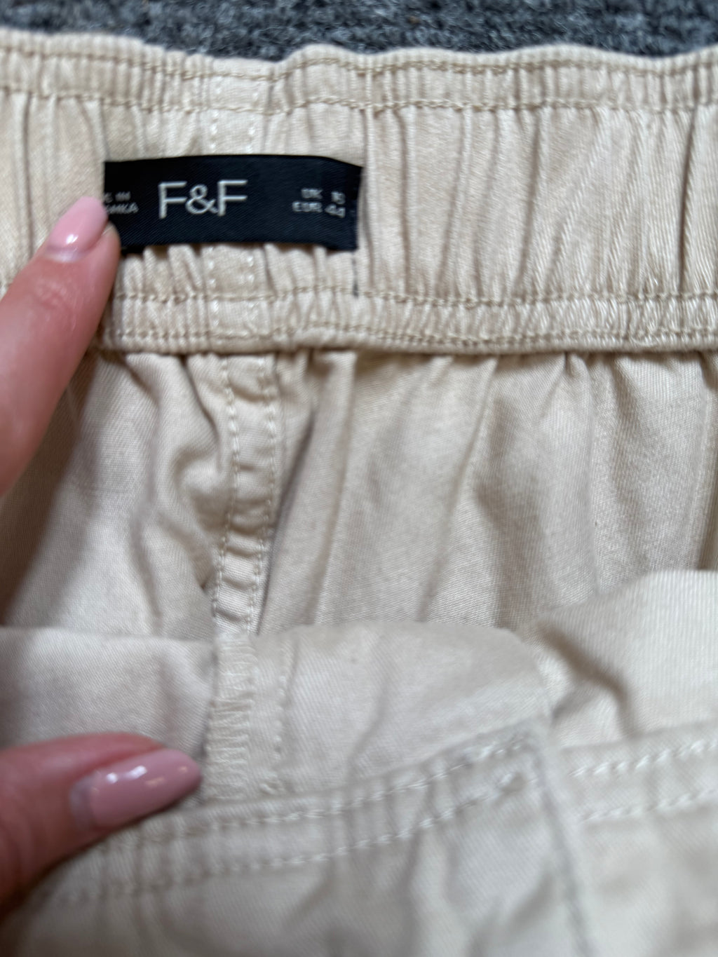 F&F beige cargos