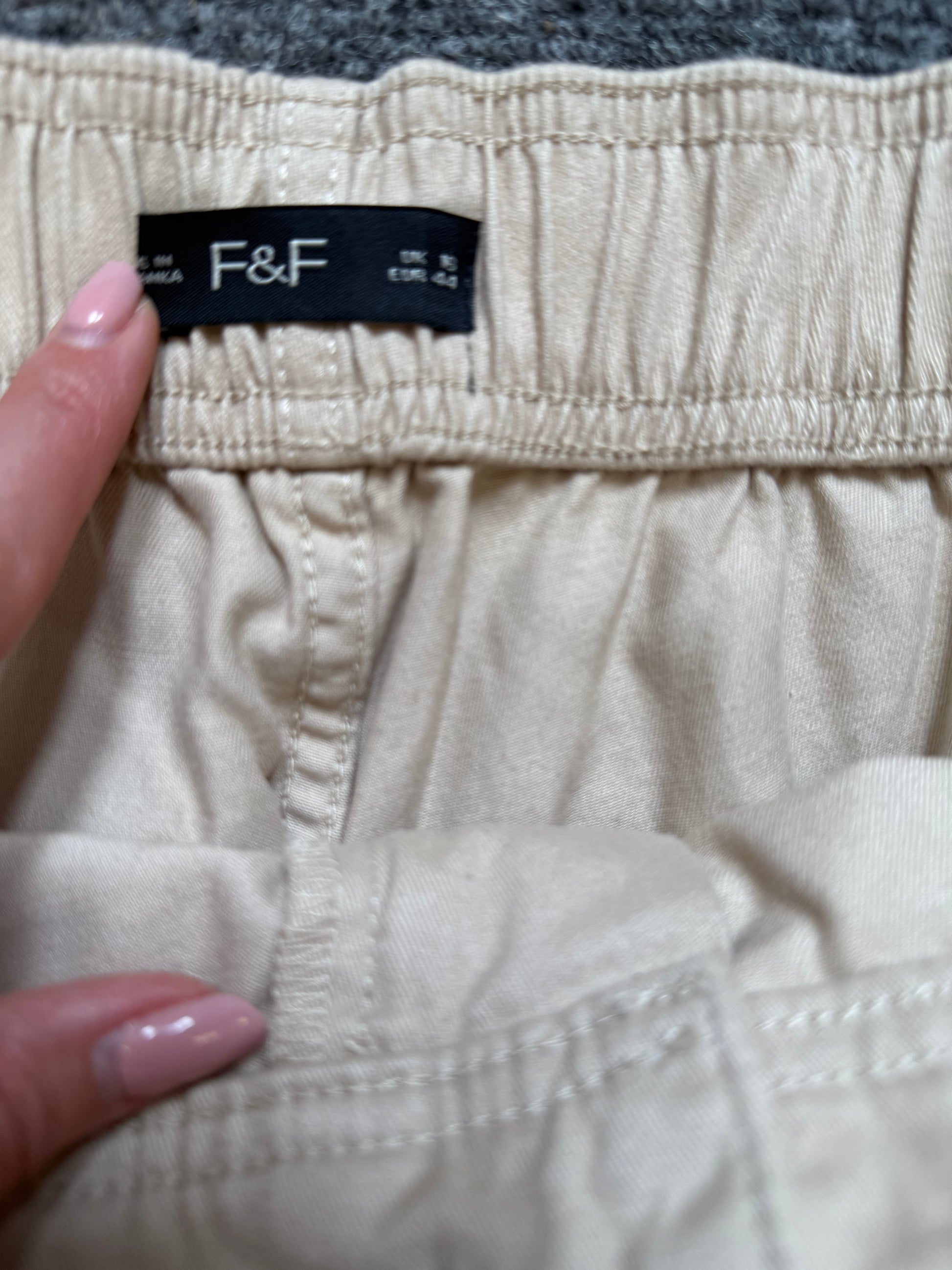 F&F beige cargos