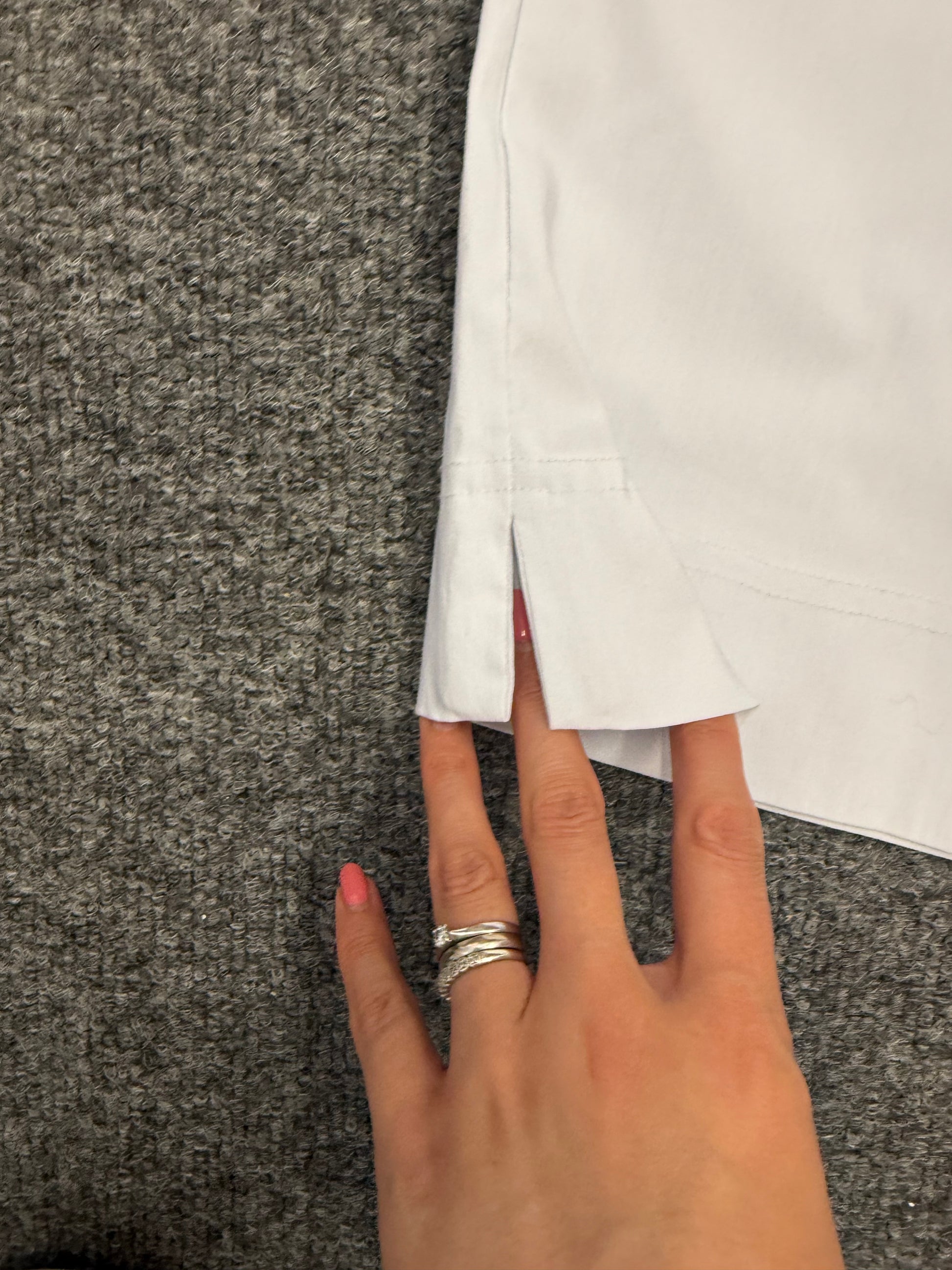 Bon Marche crop fitted trousers