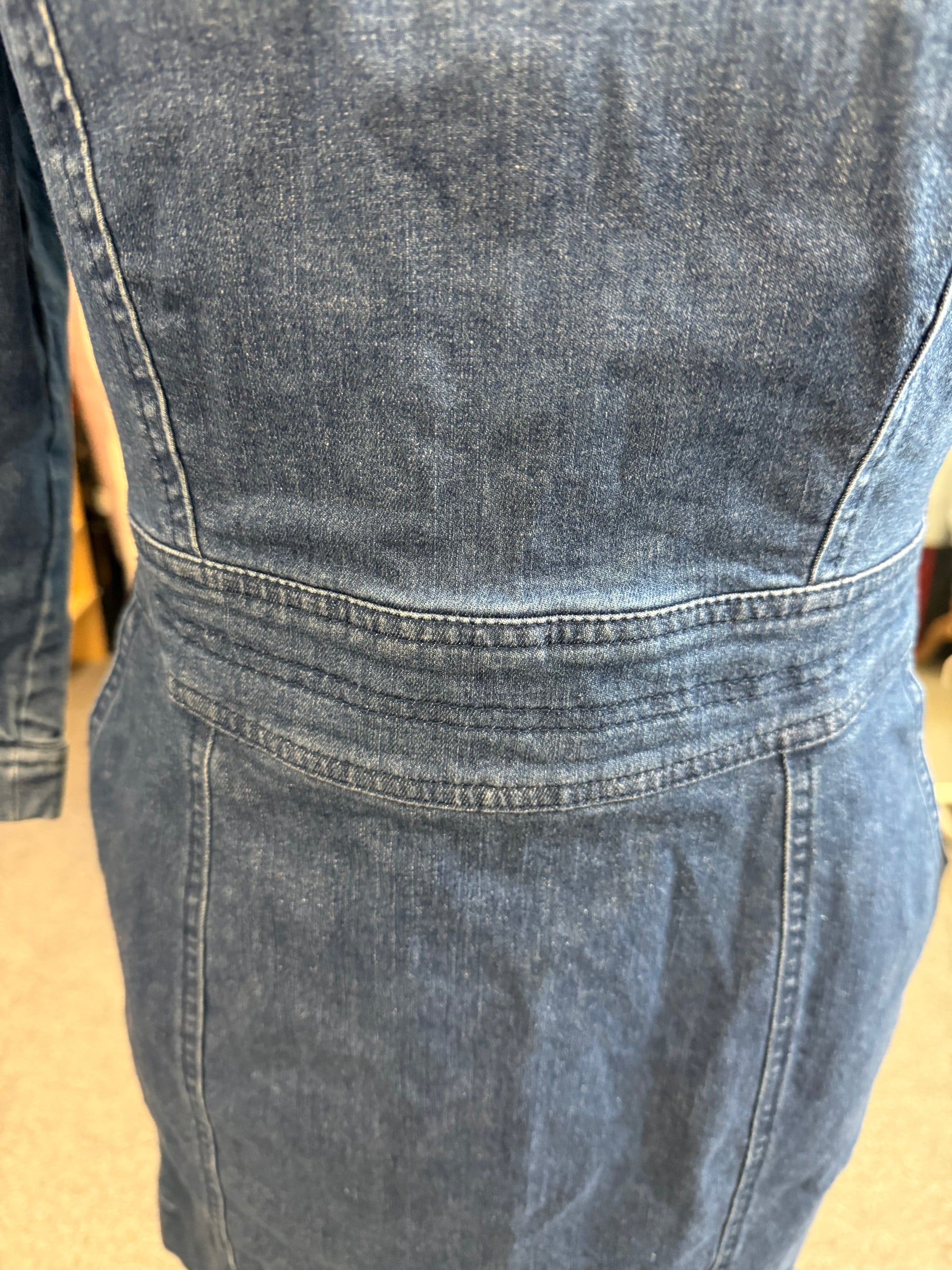 Boden sleeved denim dress