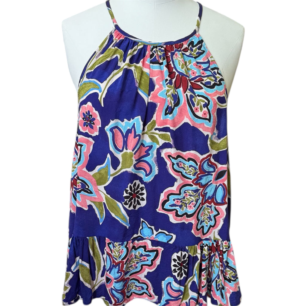 George high neck floral strappy top