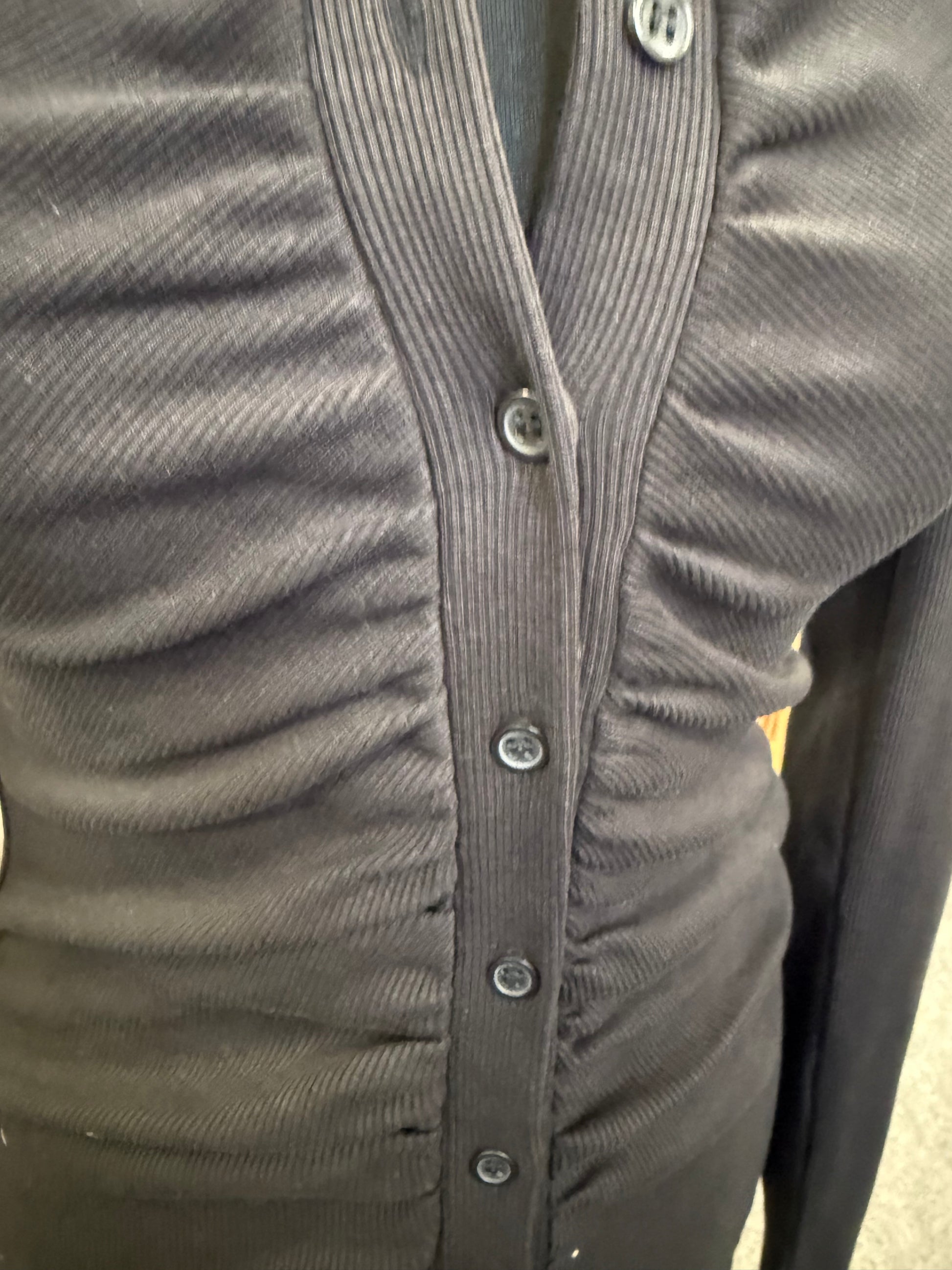 Missguided collared buttoned long sleeve mini dress