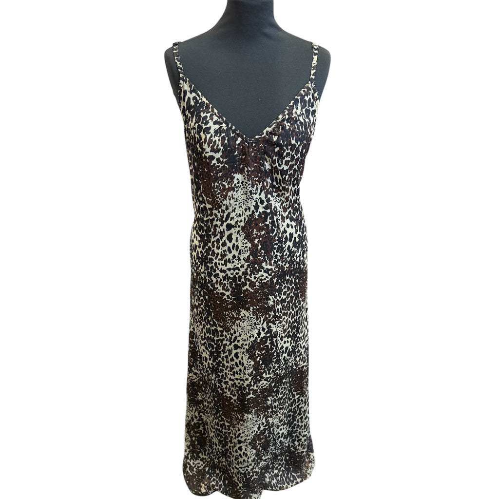 Miss Selfridge animal print maxi dress