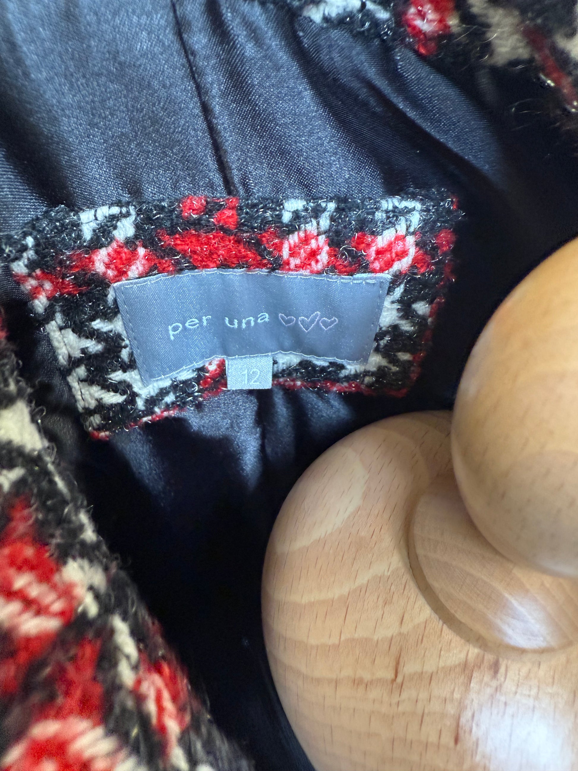 Per Una dogtooth coat