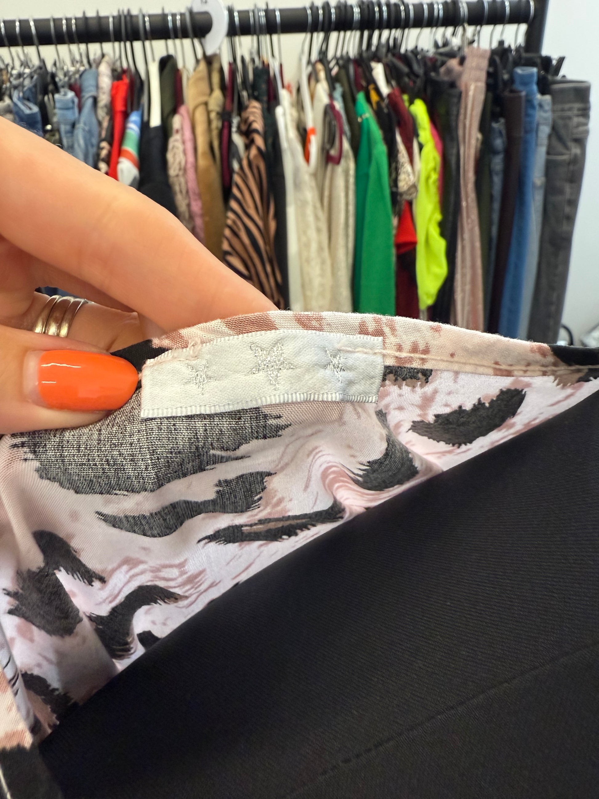 Animal print short sleeve casual drsss