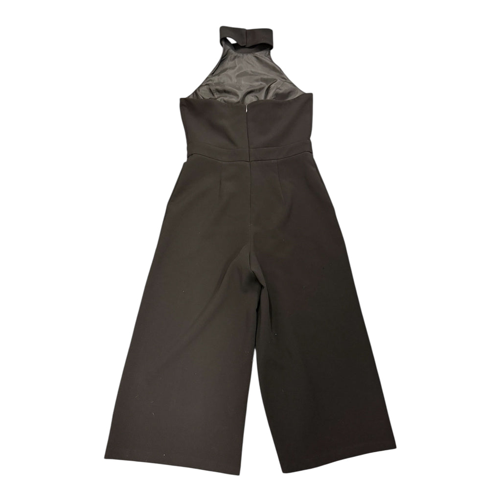 Warehouse halter neck wide leg crop jumpsuit