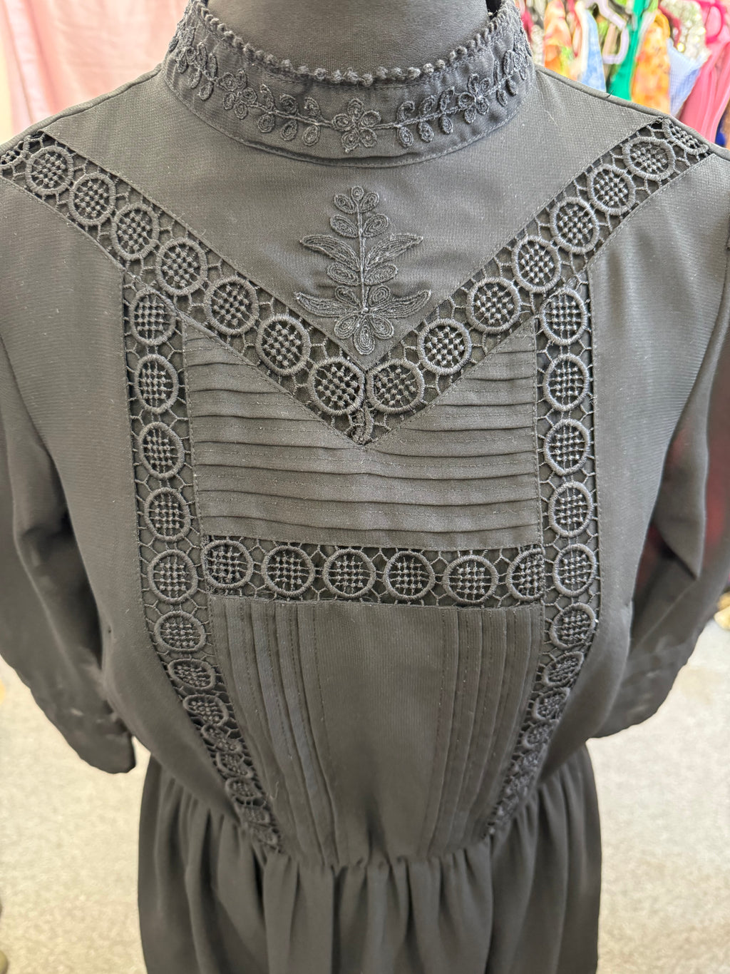 Oasis high neck lined dress