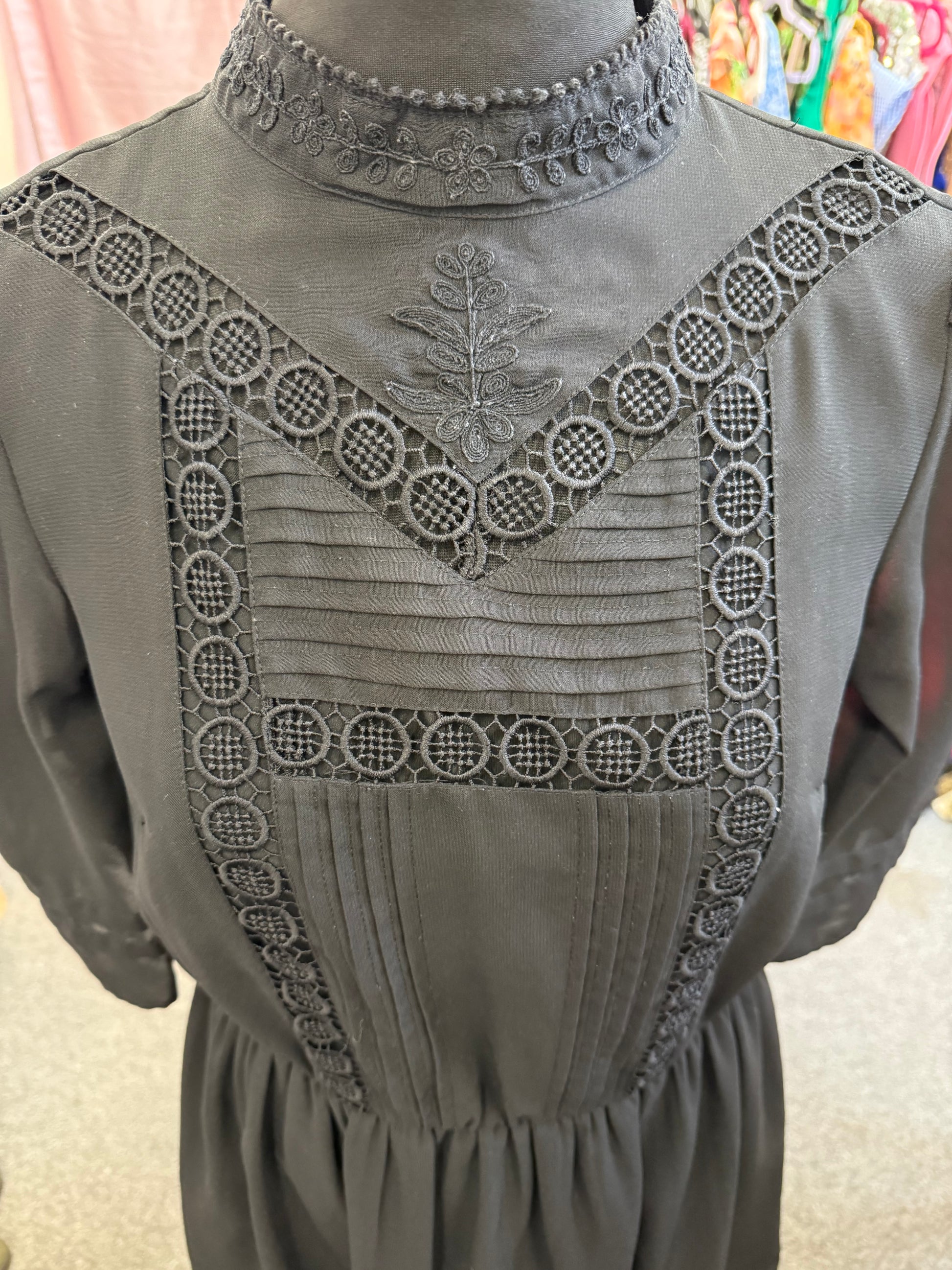 Oasis high neck lined dress
