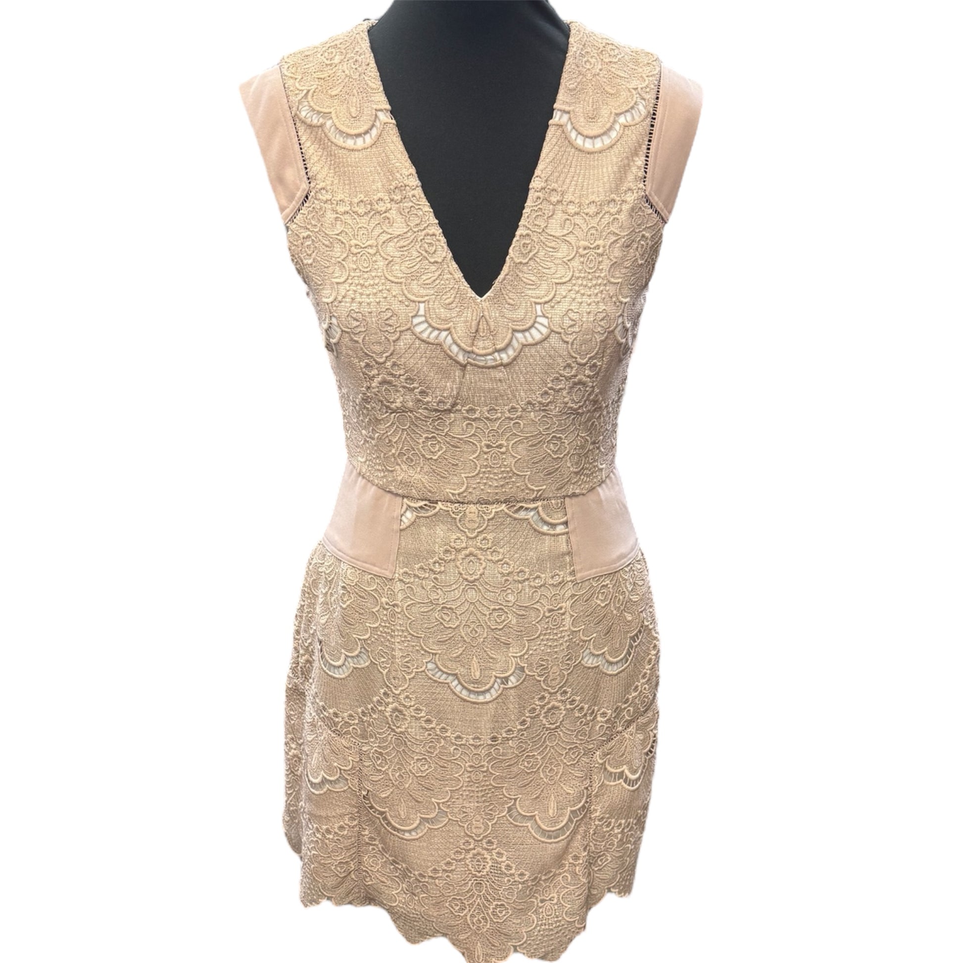 Reiss lace sleeveless occasion dress