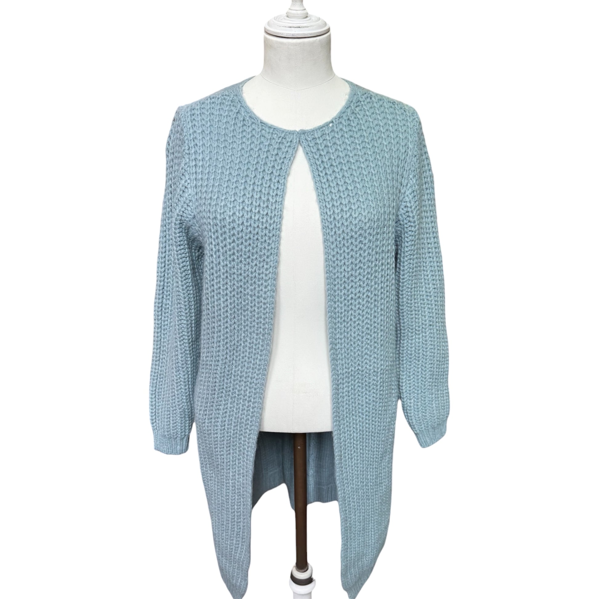 Cotton Traders cable knit detail longline cardigan