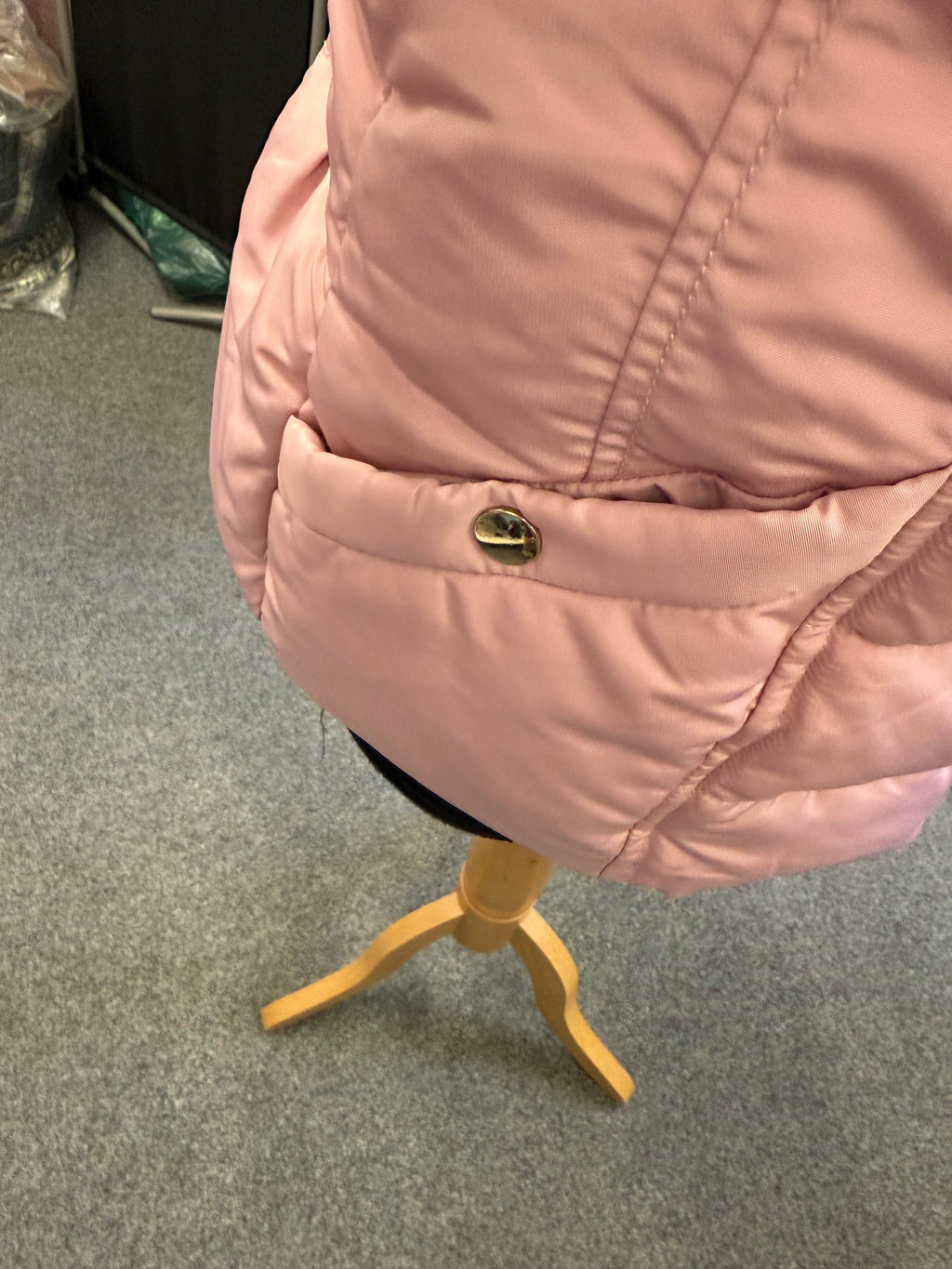 Miss Selfridge pink padded jacket