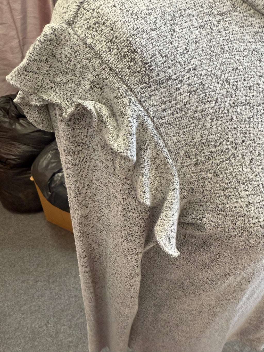 Oasis frill sleeve knitted top