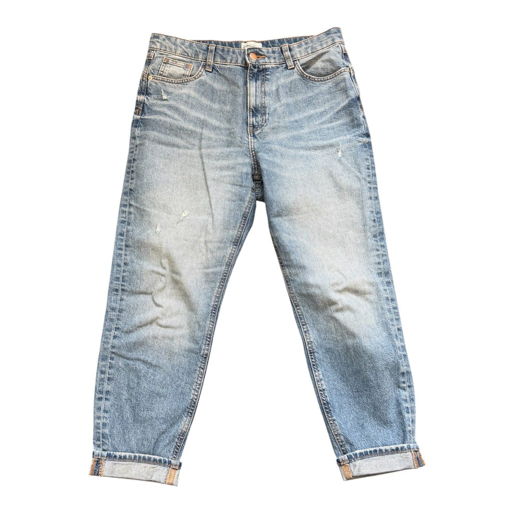 River Island washed blue mom jeans