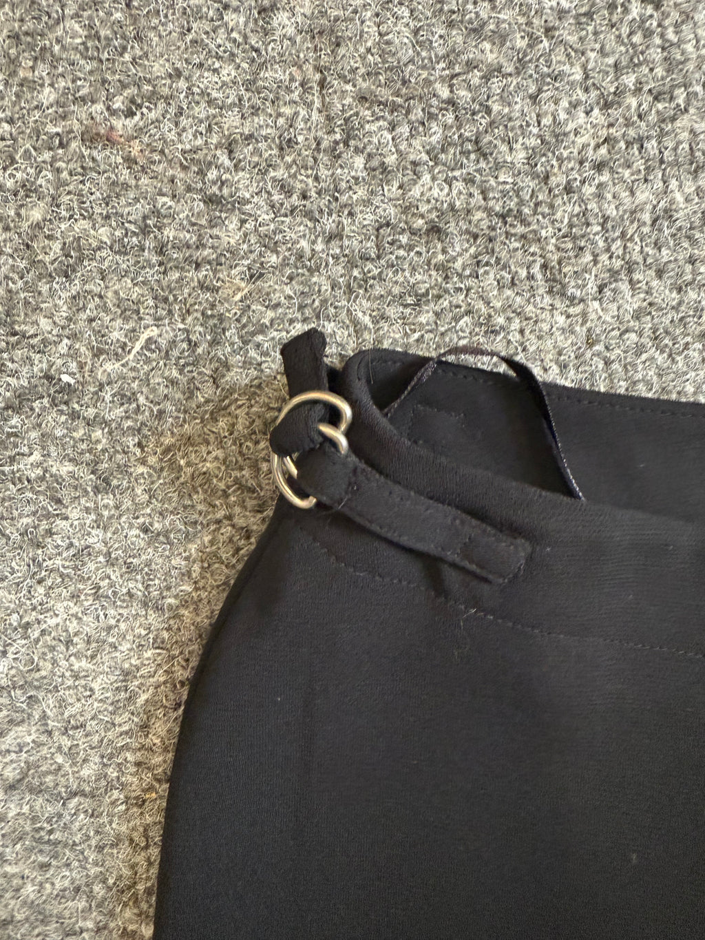 Vintage Debenhams wide leg black trousers