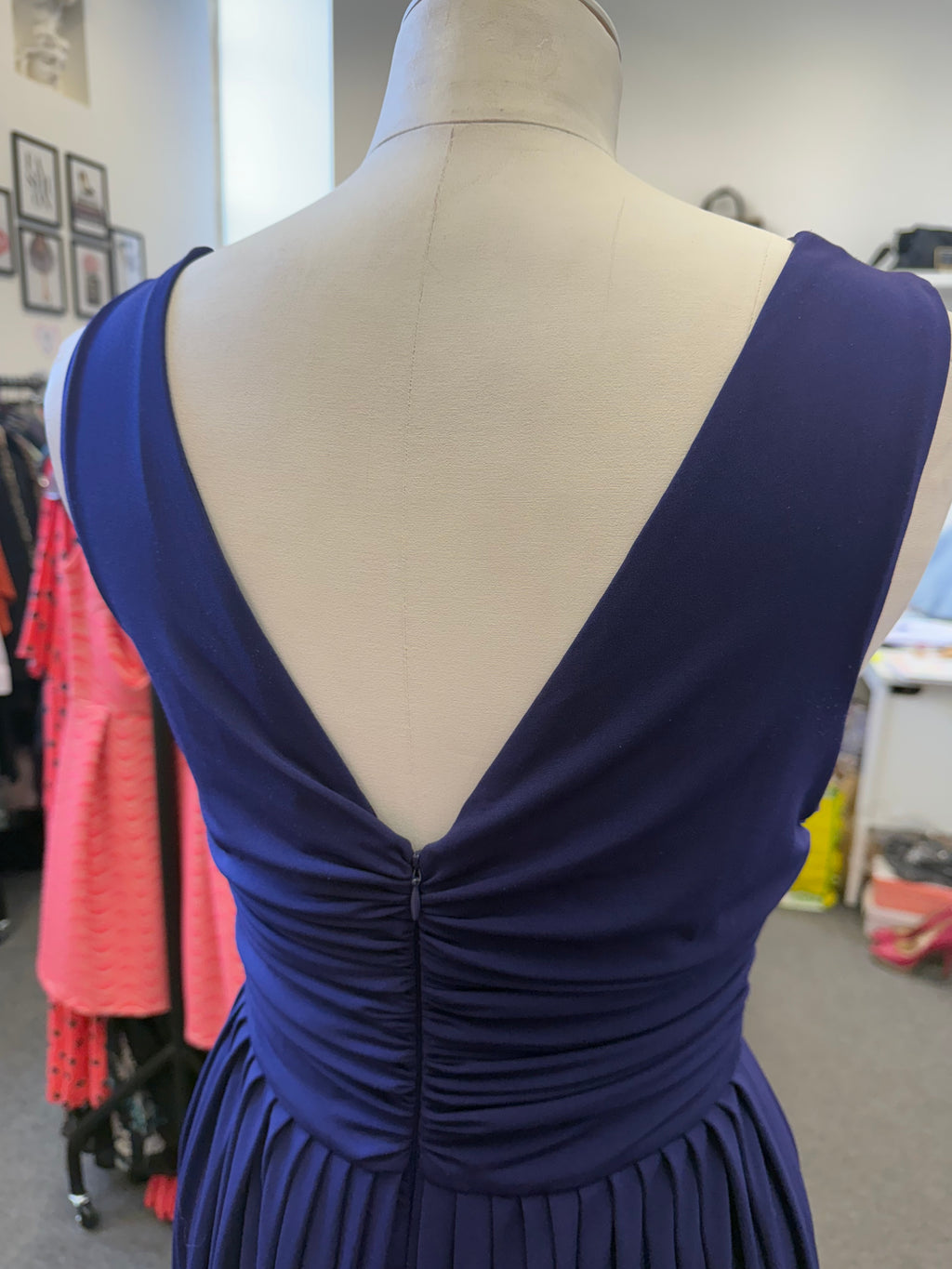 ASOS purple occasion dress