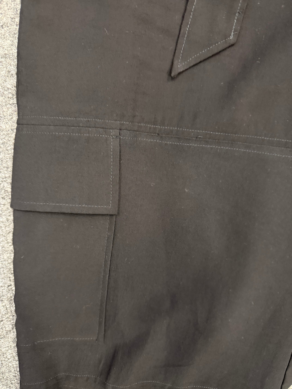 Next black wide leg cargos