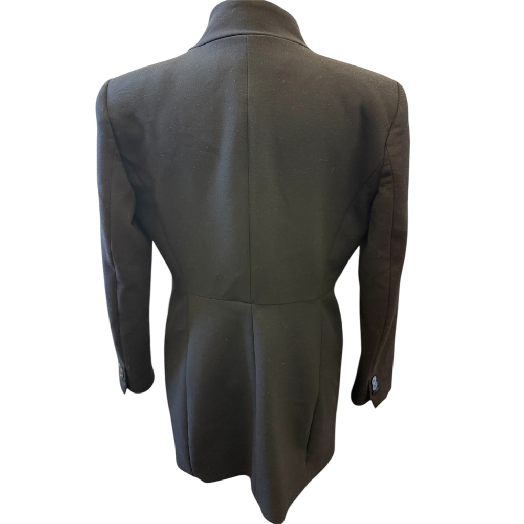 Zara  collarless long line blazer