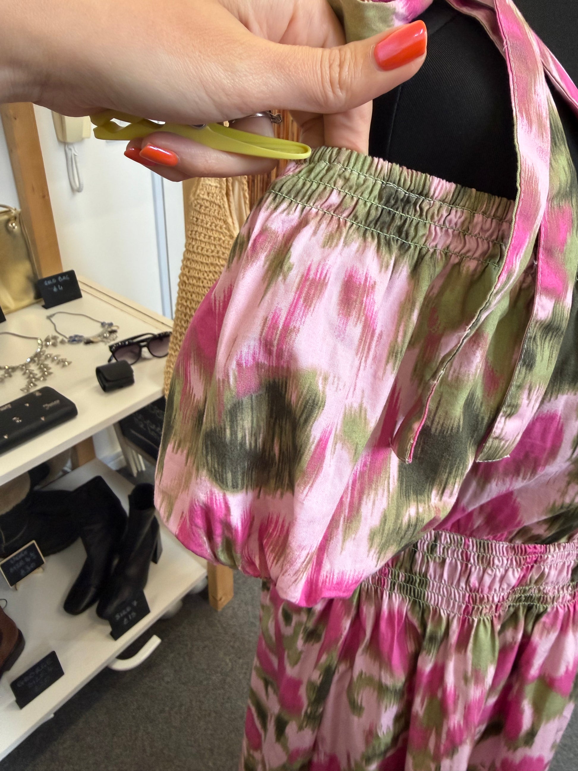 Next tie shoulder midi dress