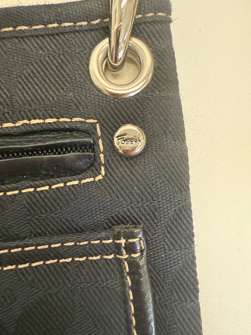 Fossil small black crossbody bag