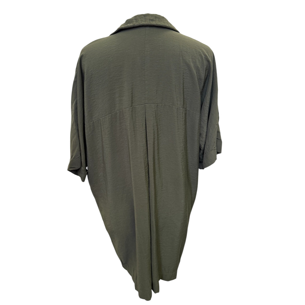 Whistles khaki oversize dress with pockets