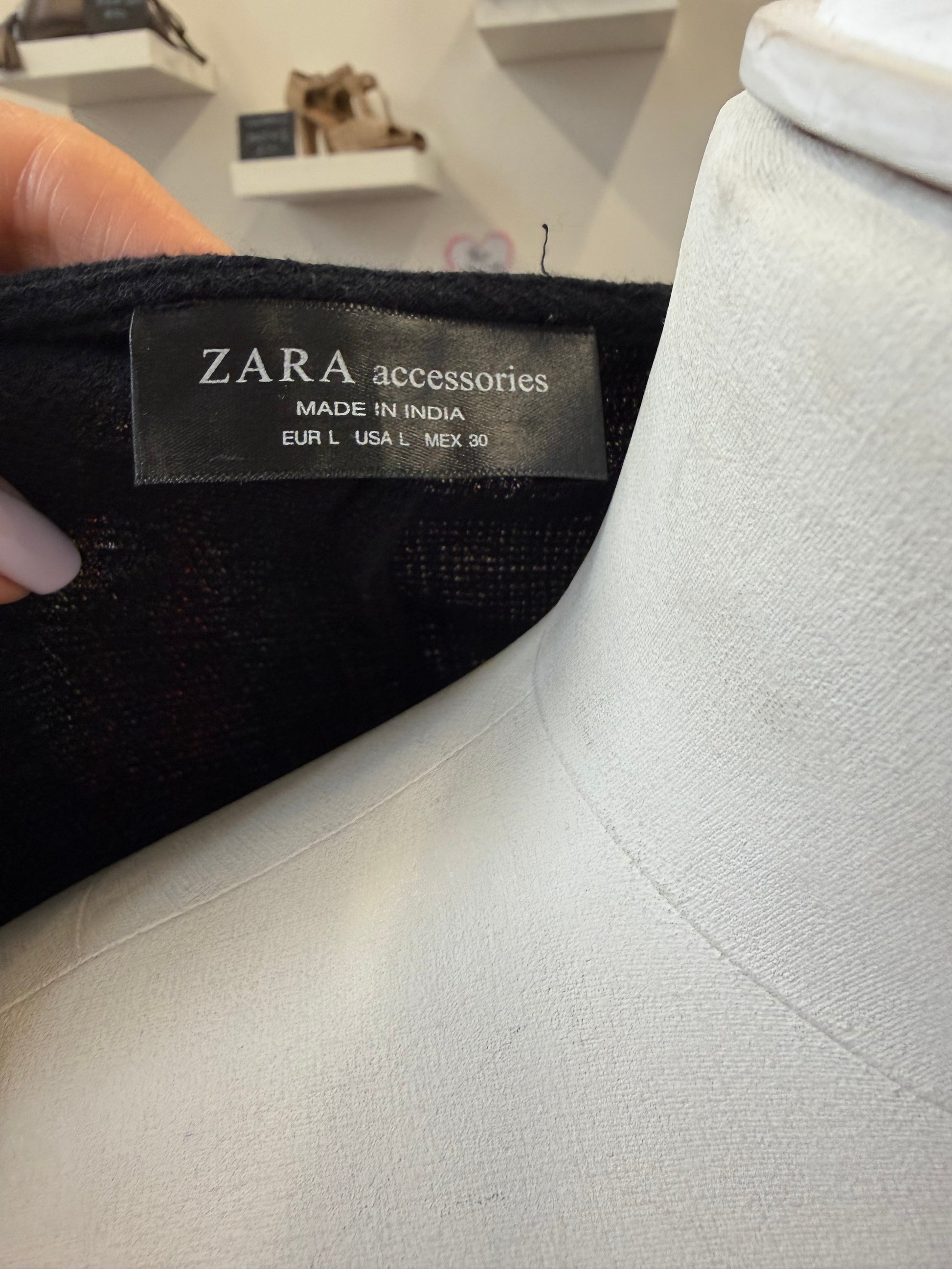 Zara crop short sleeved button cross over top