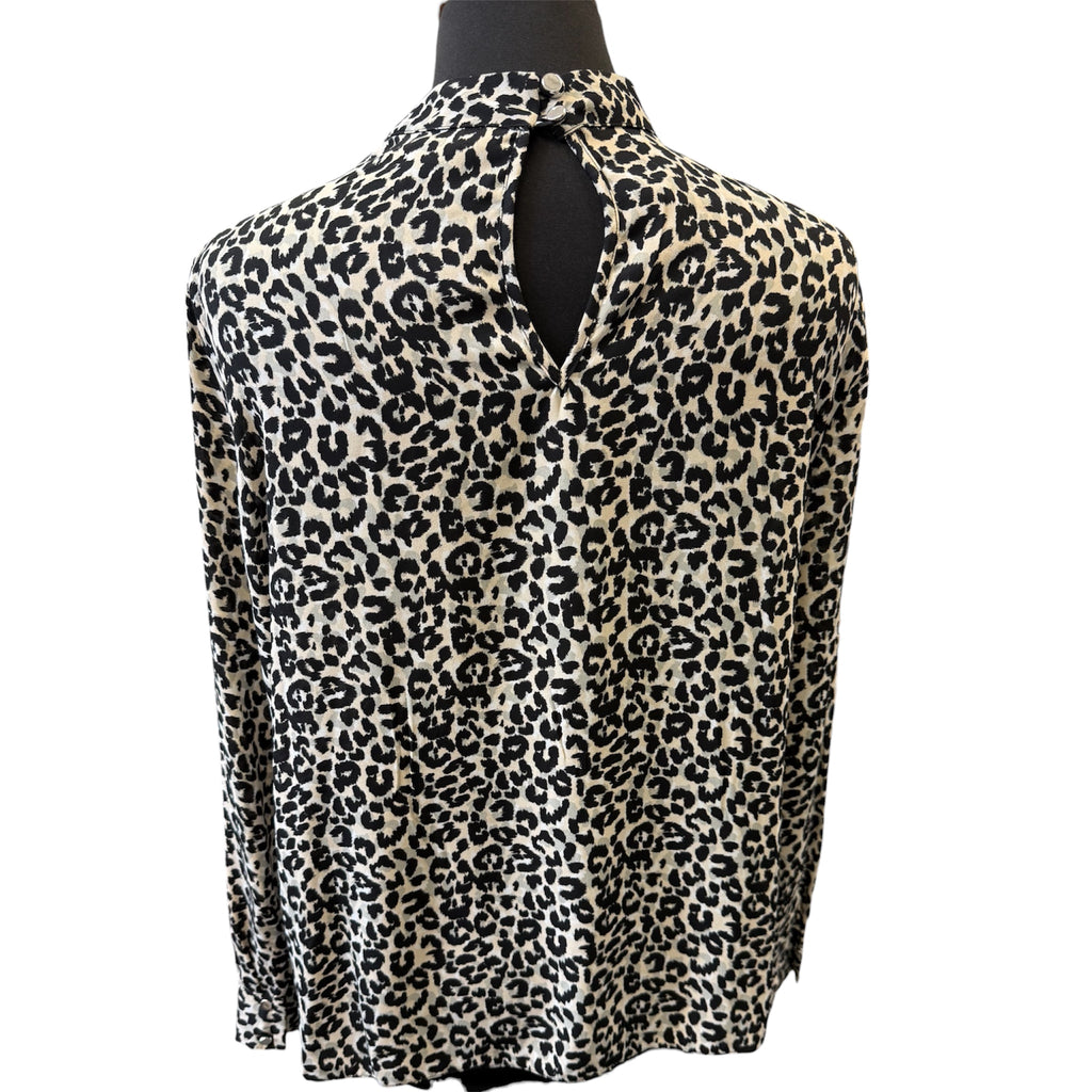 Dorothy Perkins animal print long sleeved blouse