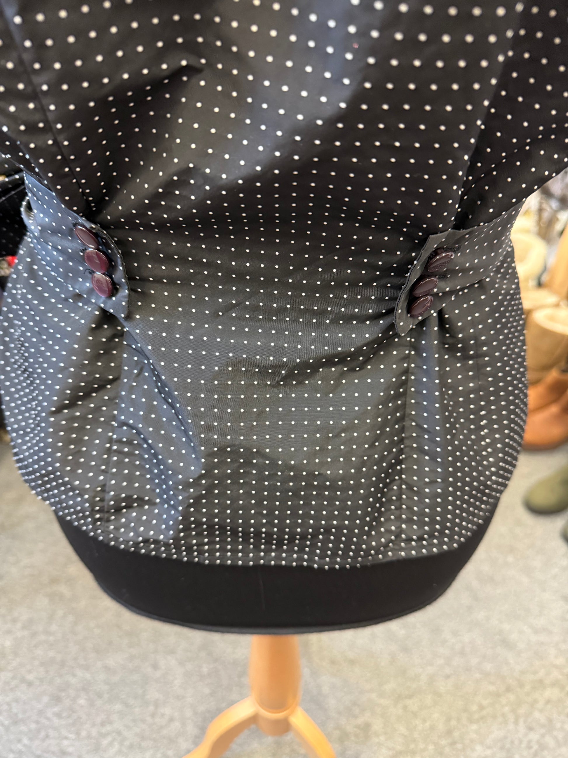Next polka dot frill blouse
