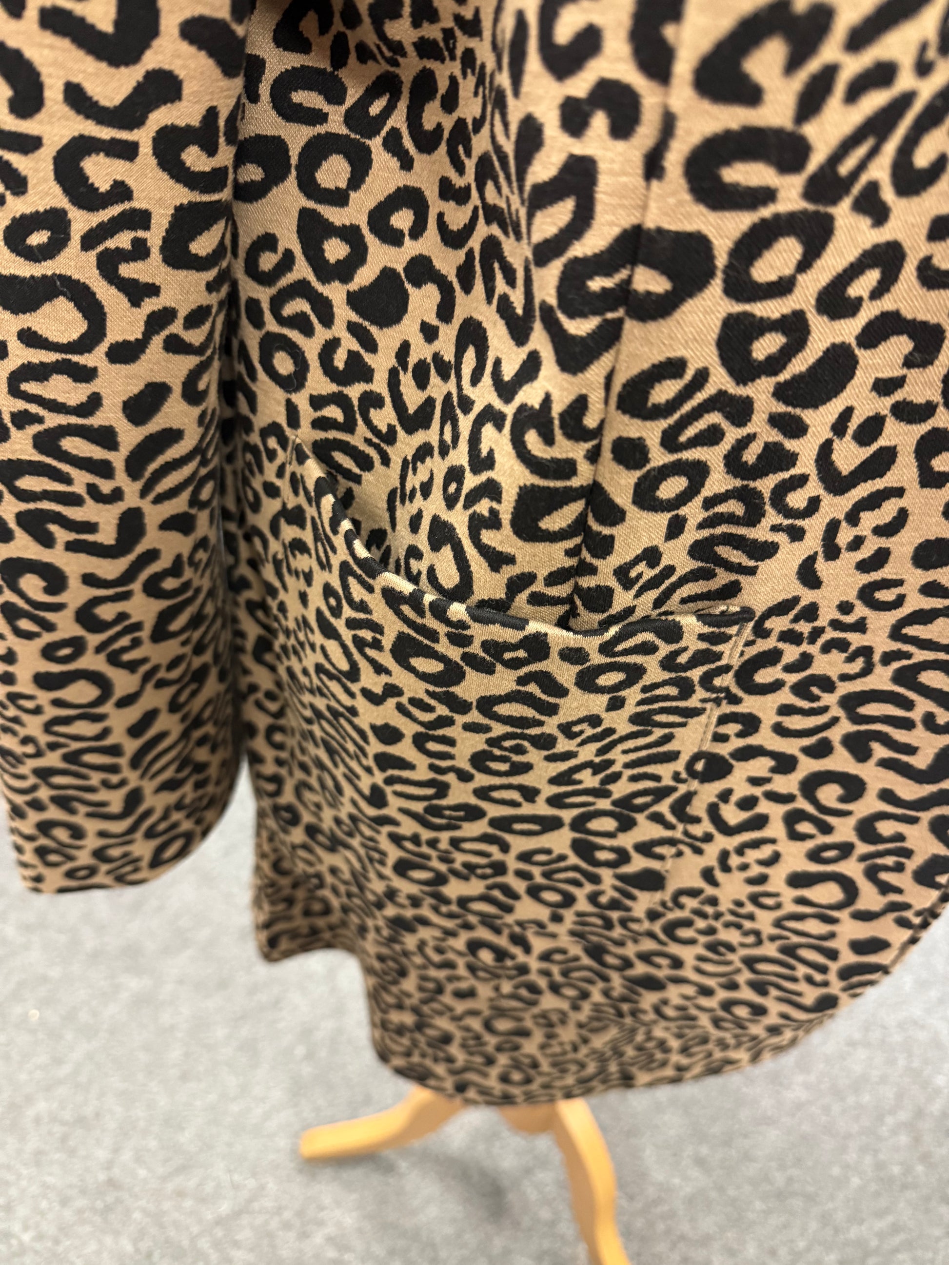 M&S animal print skirt and jacket suit
