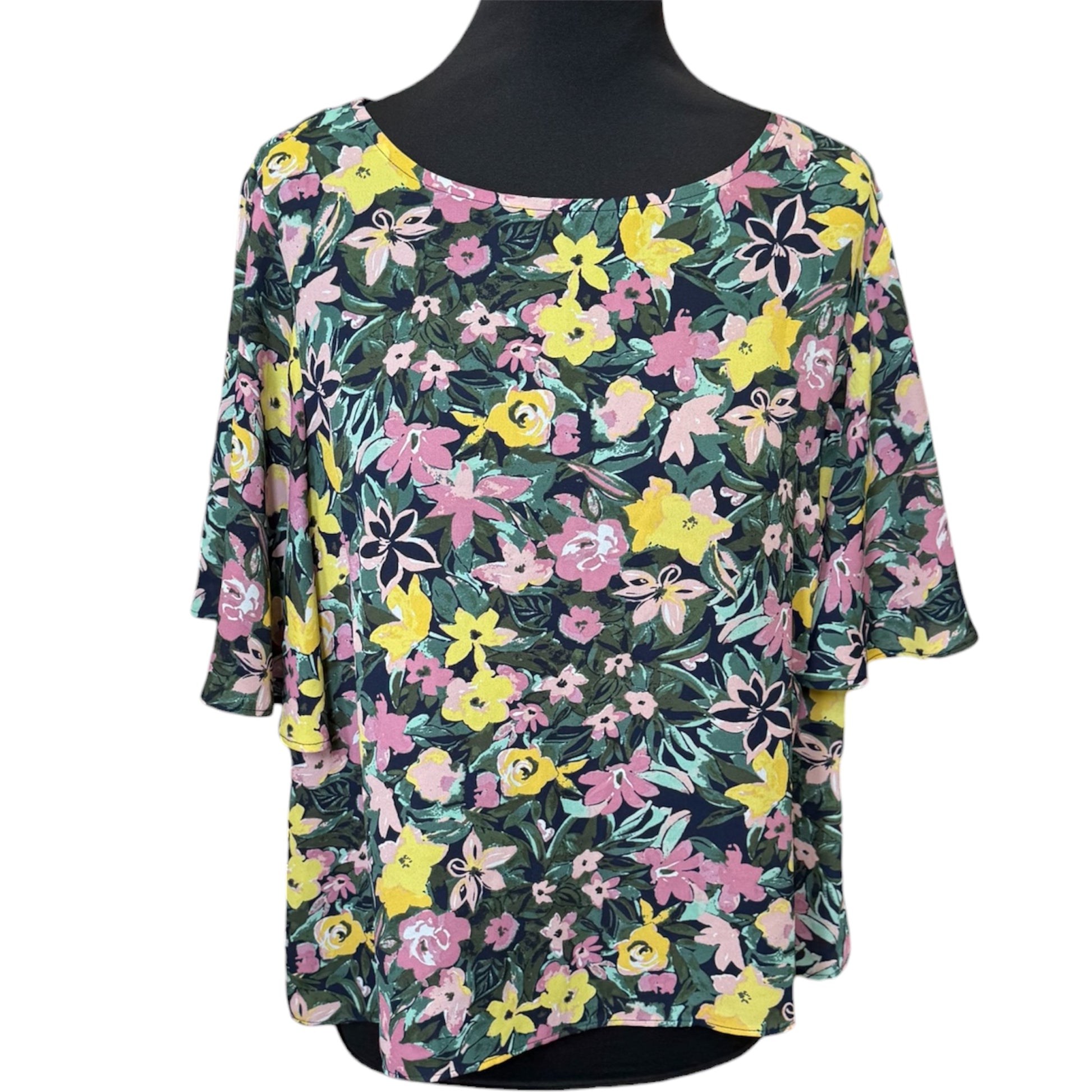 Principles floral short sleeve blouse