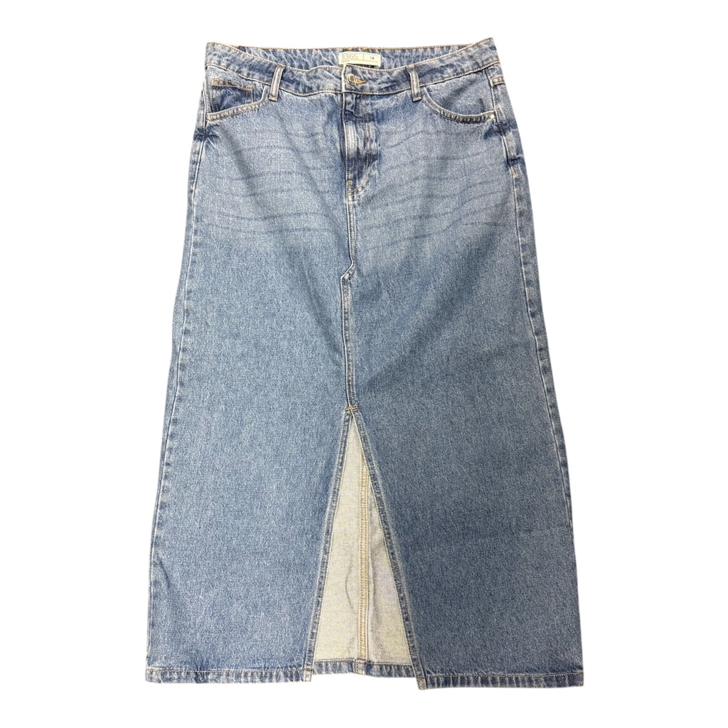 365 Denim midi skirt