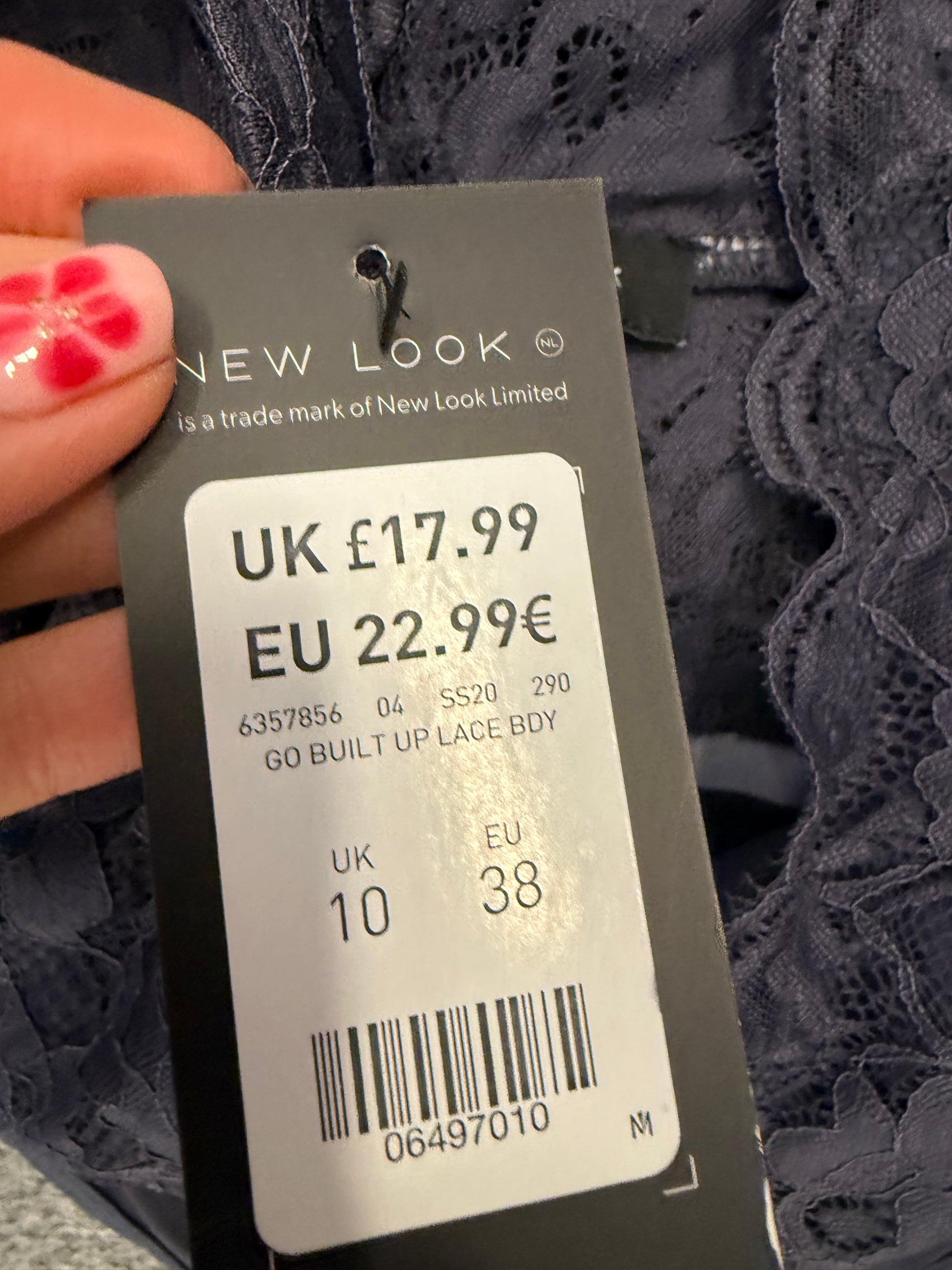 New Look lace bodysuit