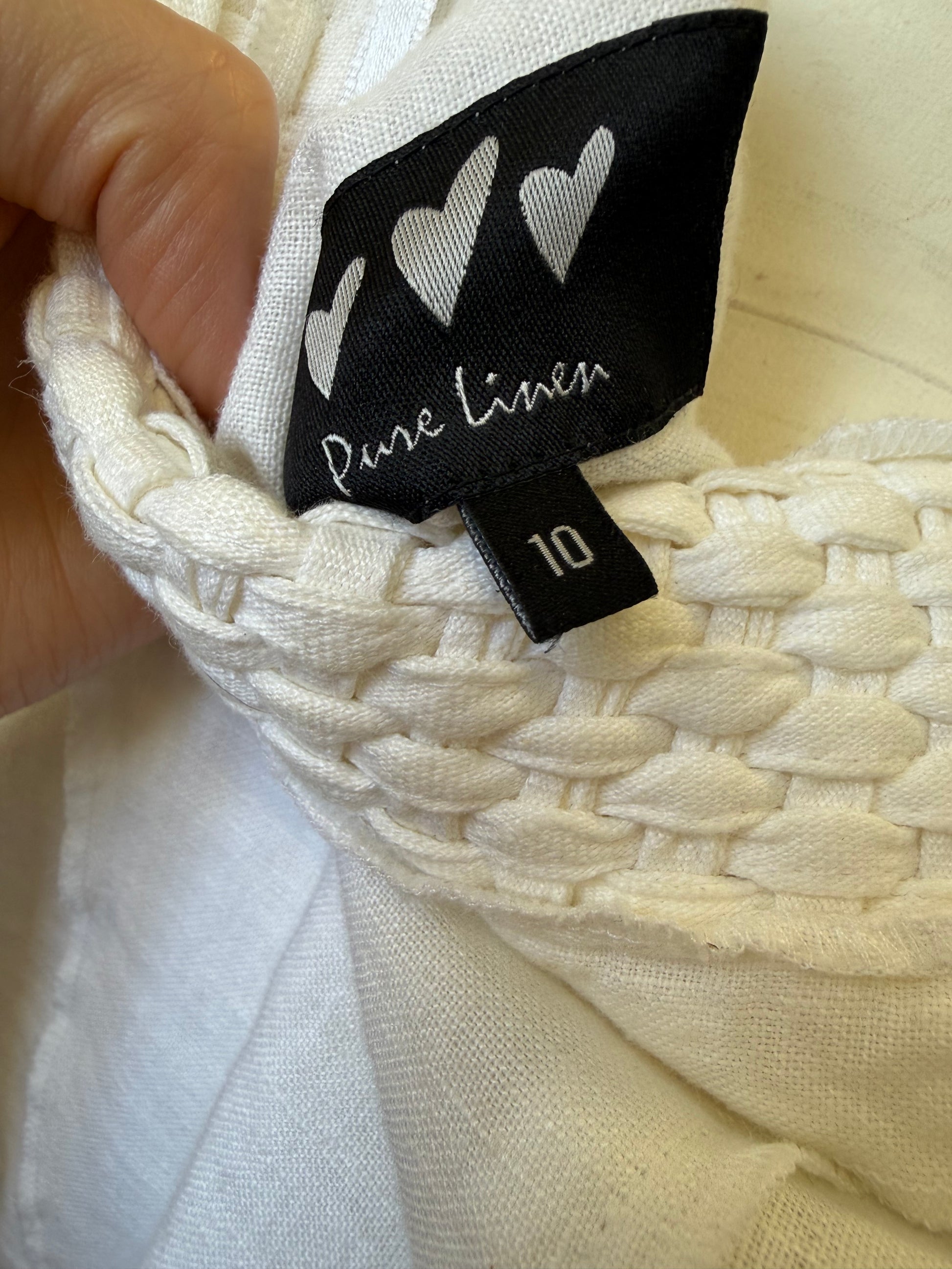 Per Una white linen jacket