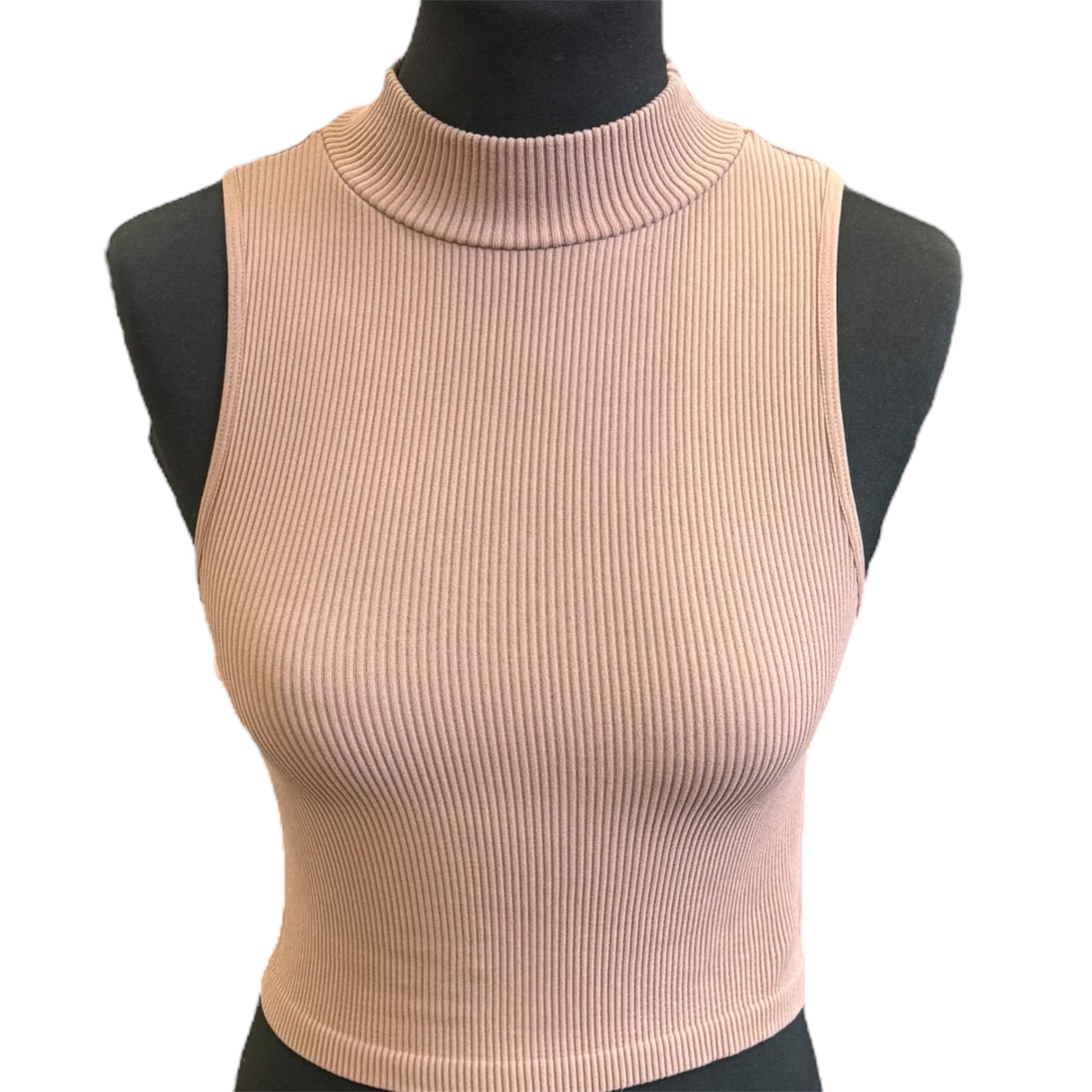 Zara crop ribbed top