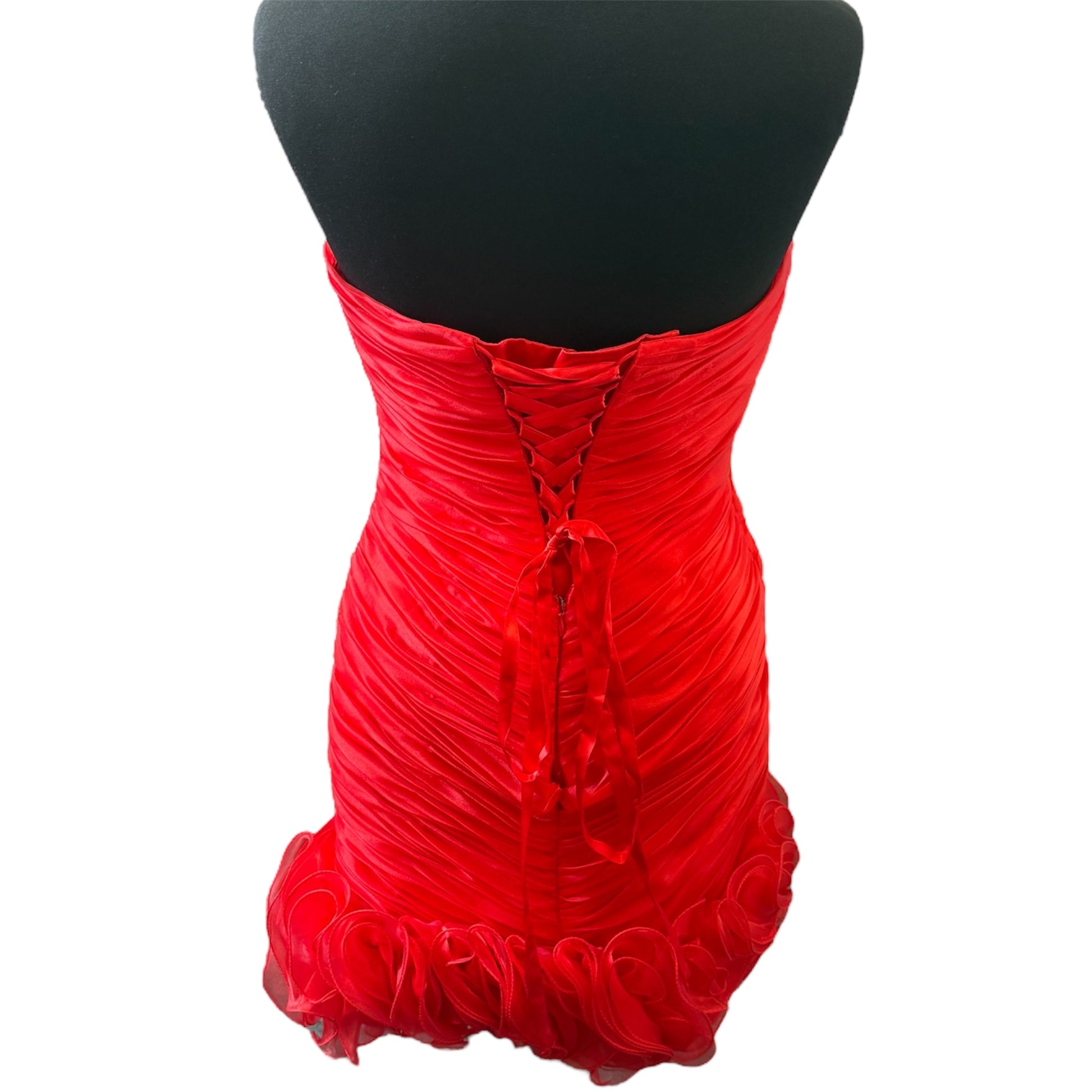 Ruby Prom Boutique strapless mini occasion dress