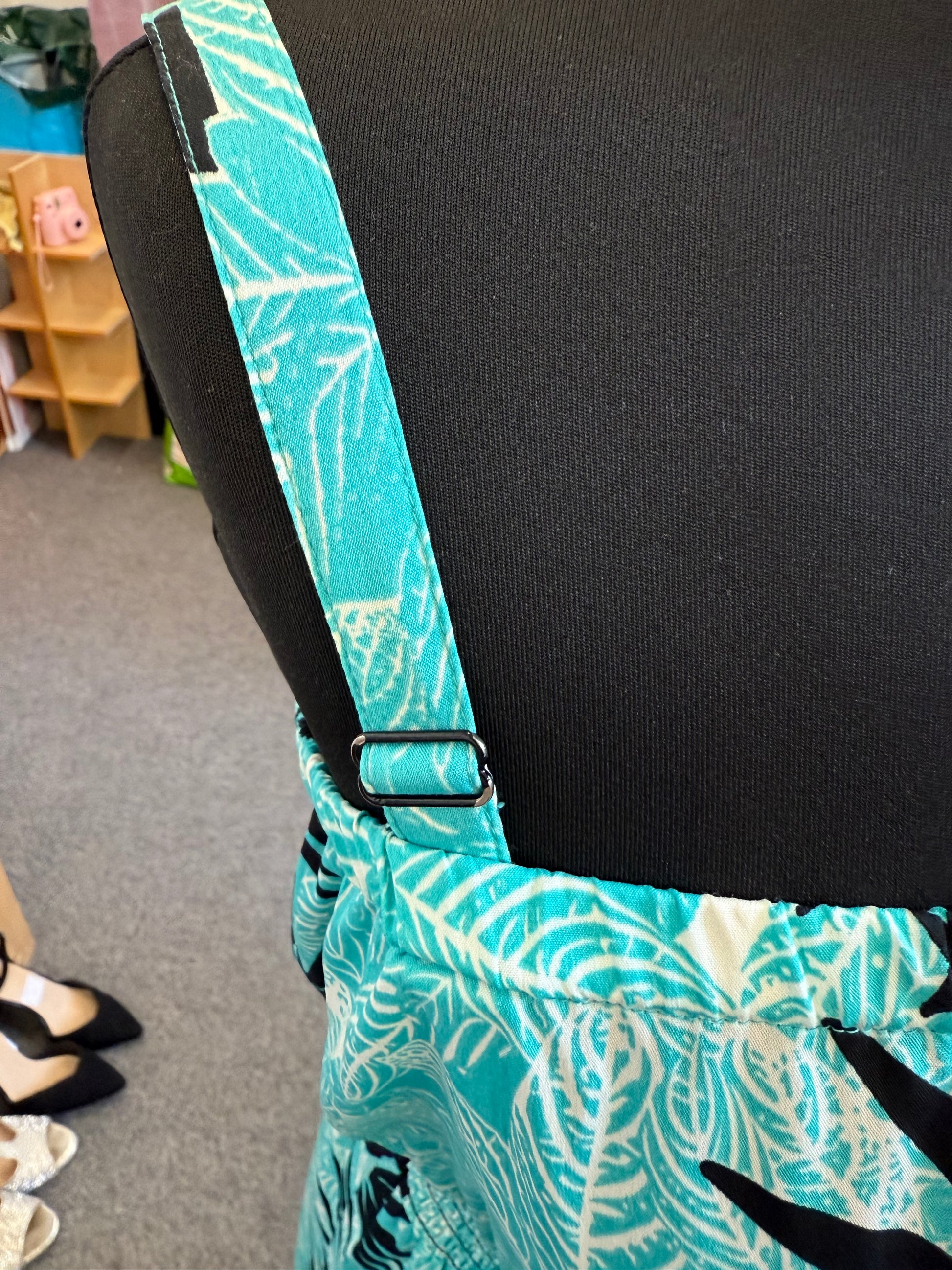 M&Co elastic waist pattern maxi dress