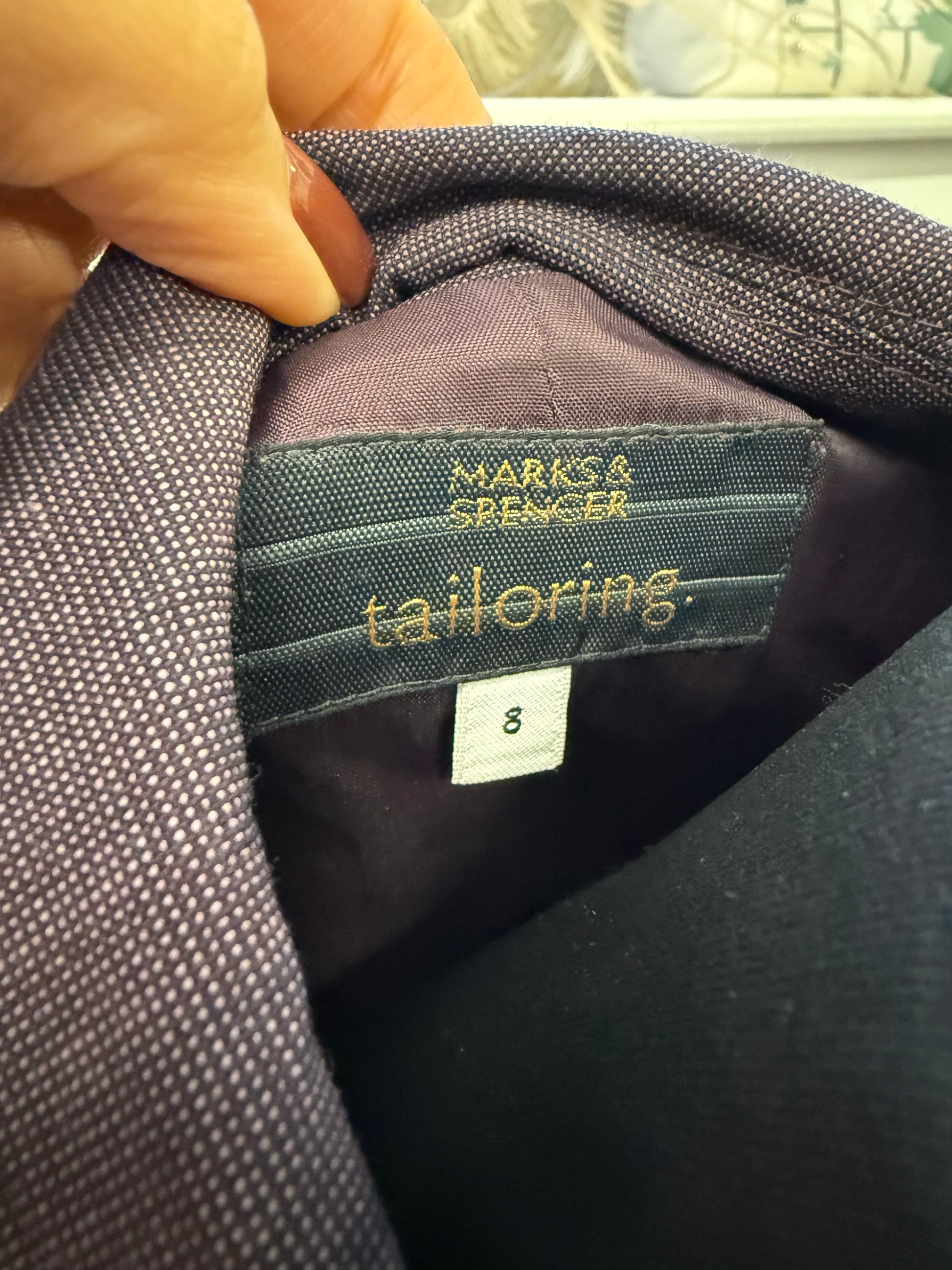 M&S tailoring fitted longline blazer