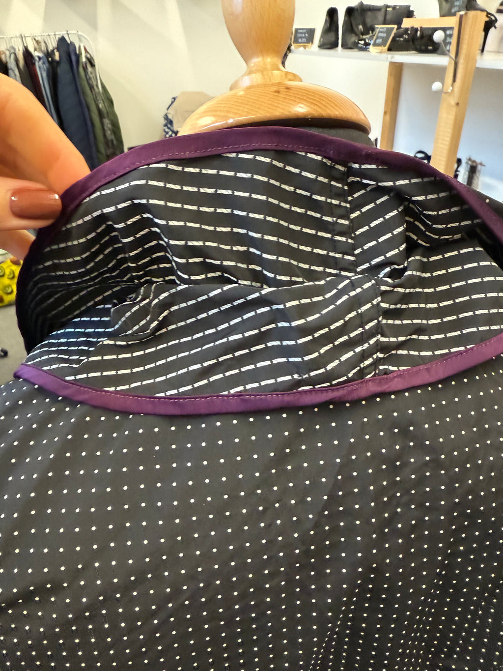 Next polka dot frill blouse