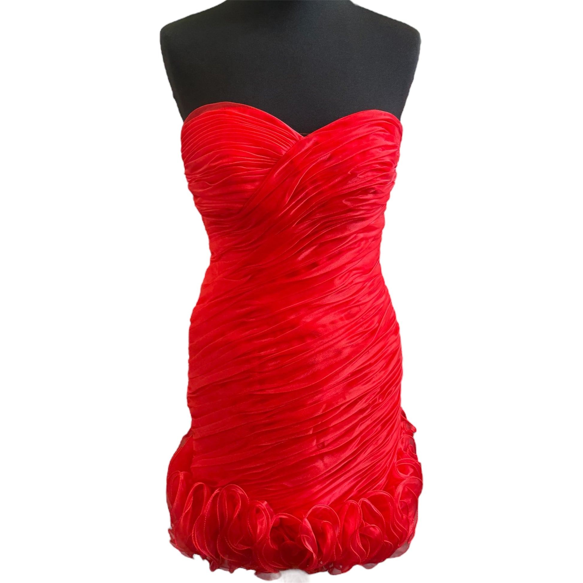 Ruby Prom Boutique strapless mini occasion dress