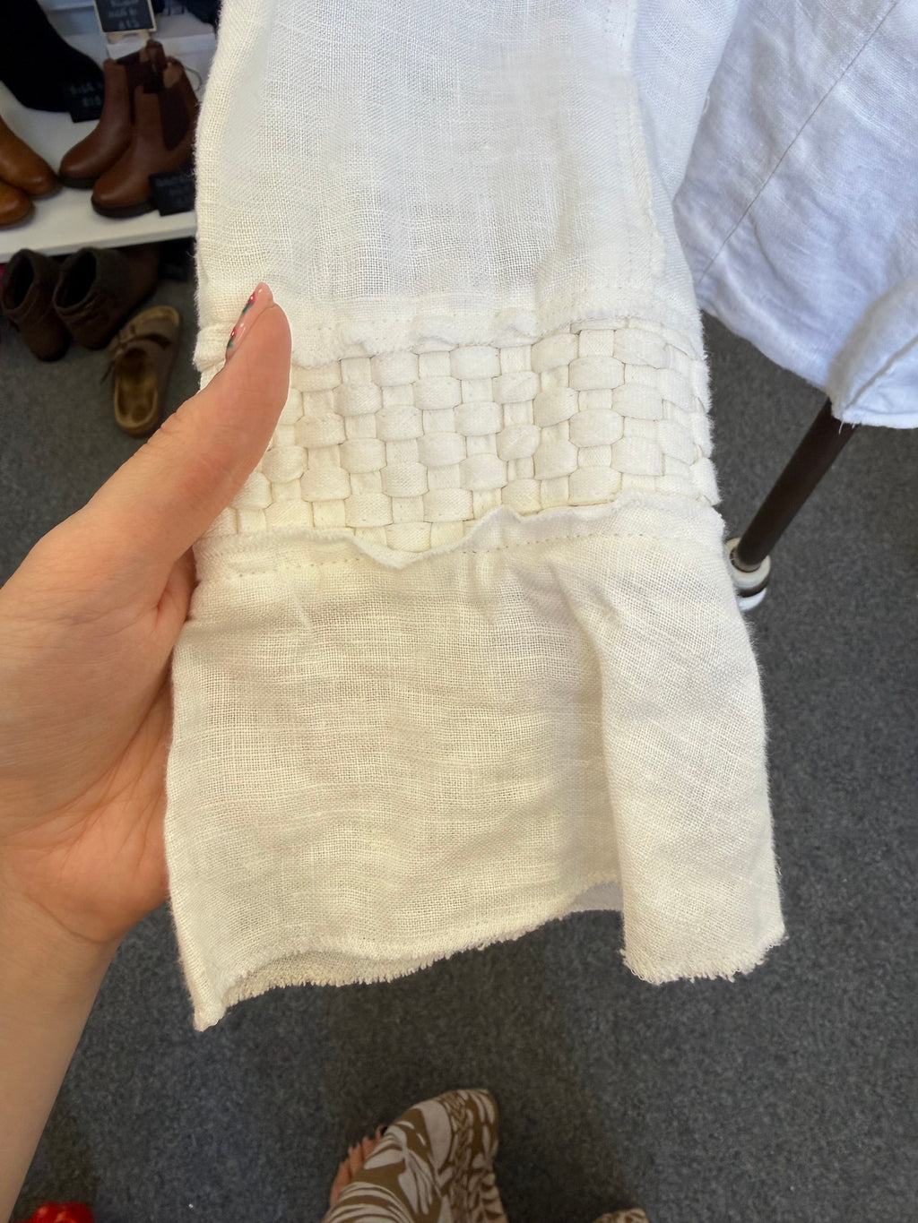 Per Una white linen jacket