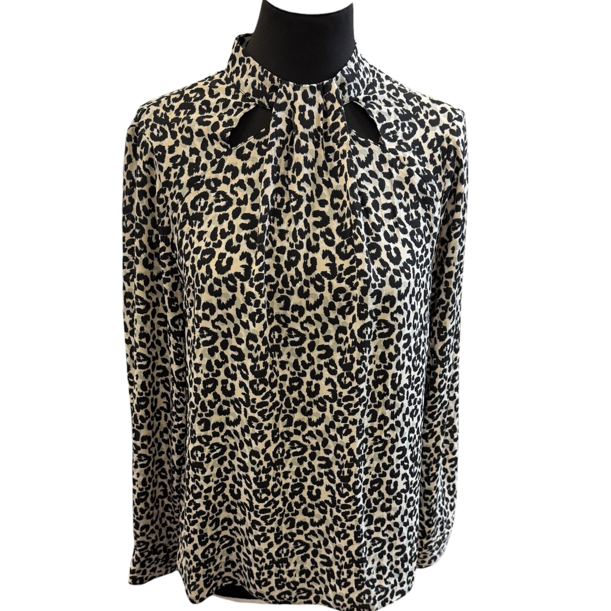 Dorothy Perkins animal print long sleeved blouse