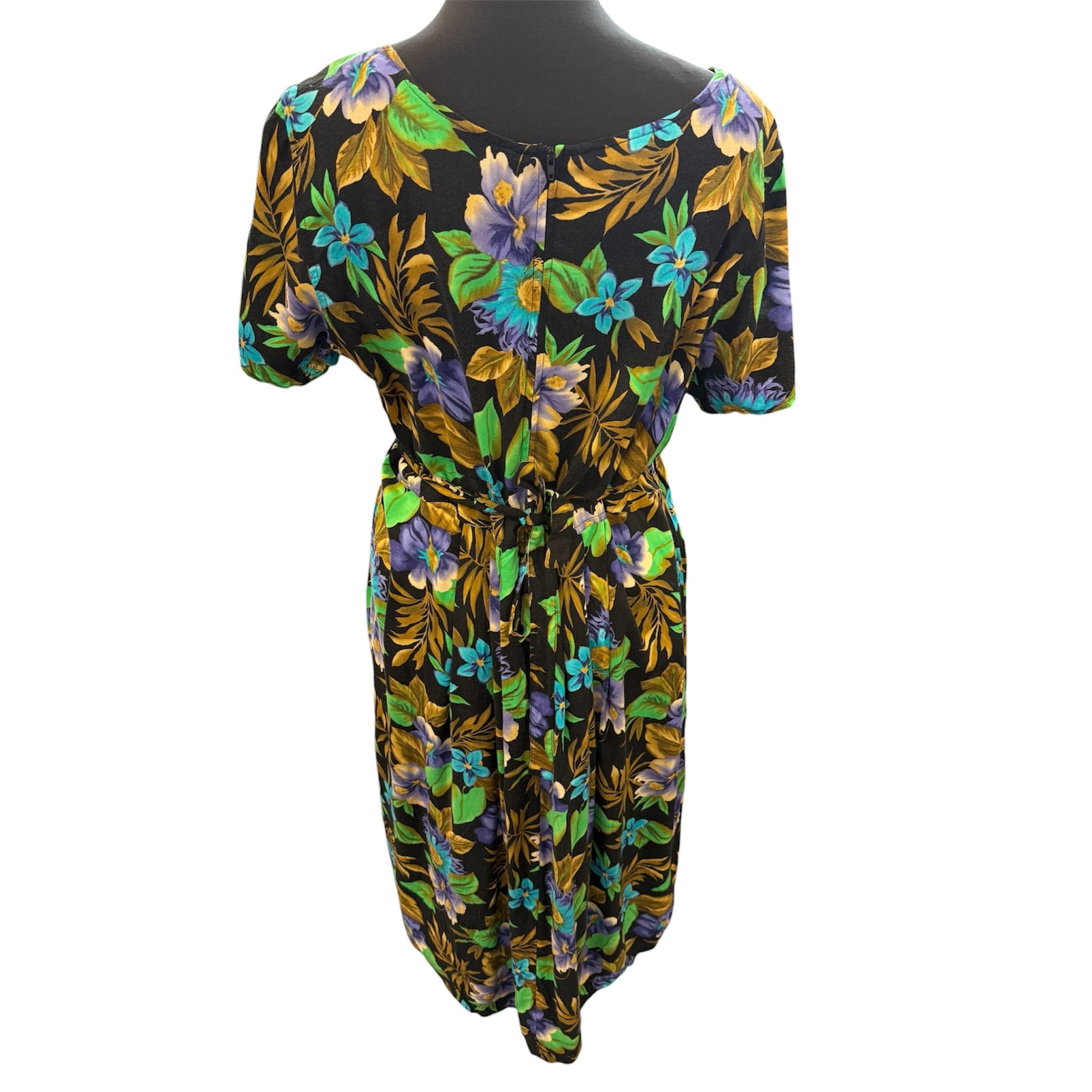 Vintage Erika Dresses floral midi dress