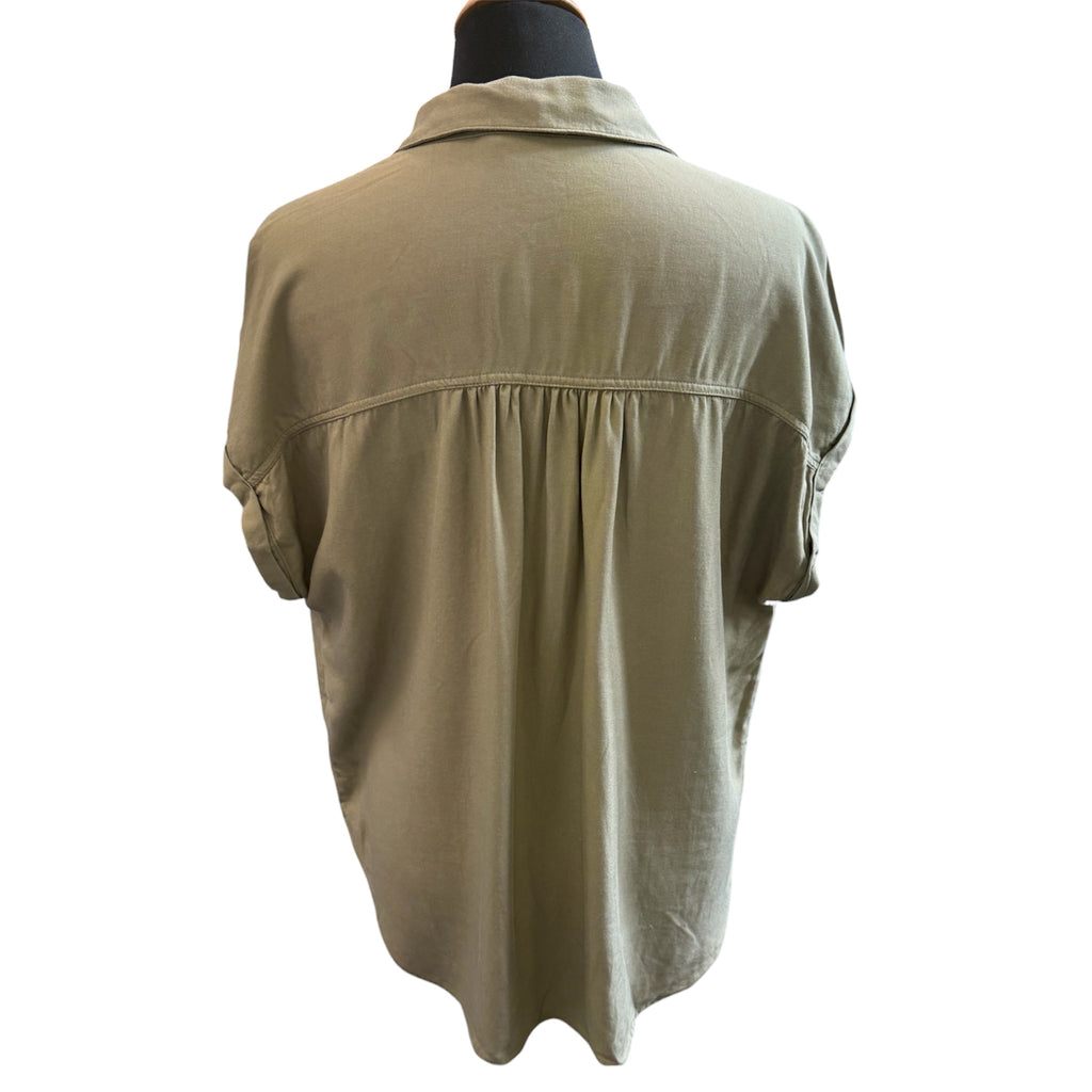 F&F khaki oversize casual shirt